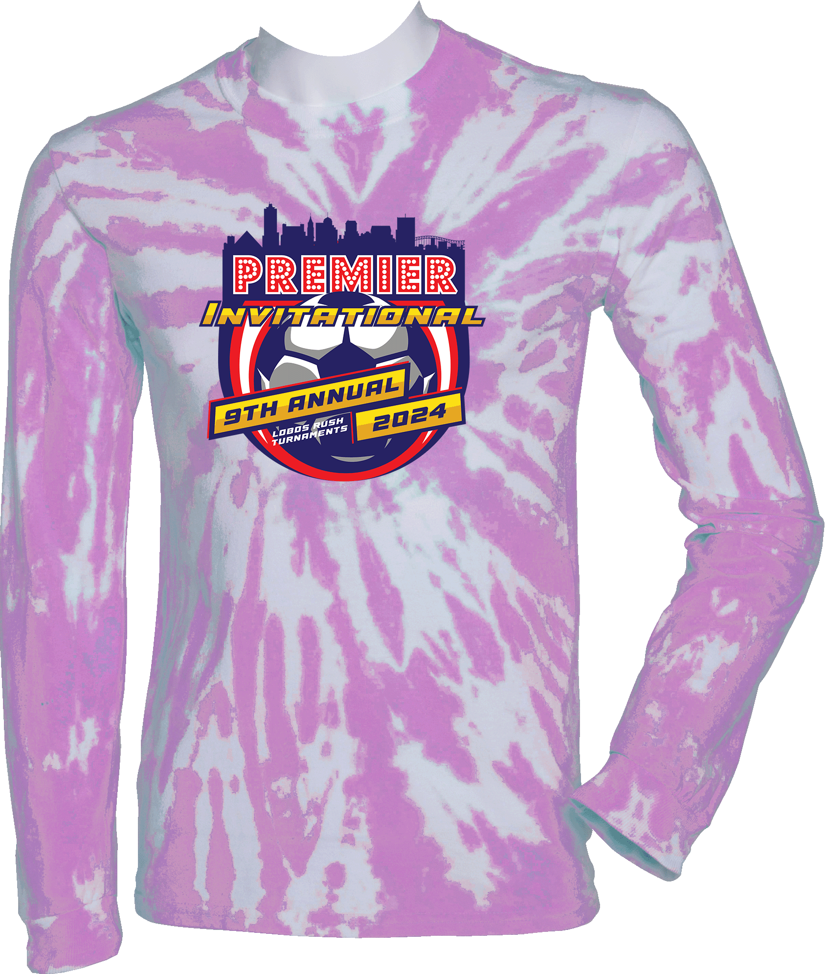 Tie-Dye Long Sleeves - 2024 9th Annual Premier Invitational