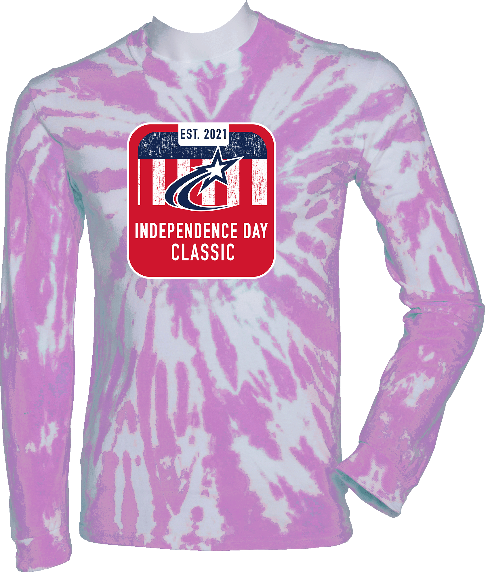 Tie-Dye Long Sleeves - 2024 Independence Day ClassicDont Delete (Copy)