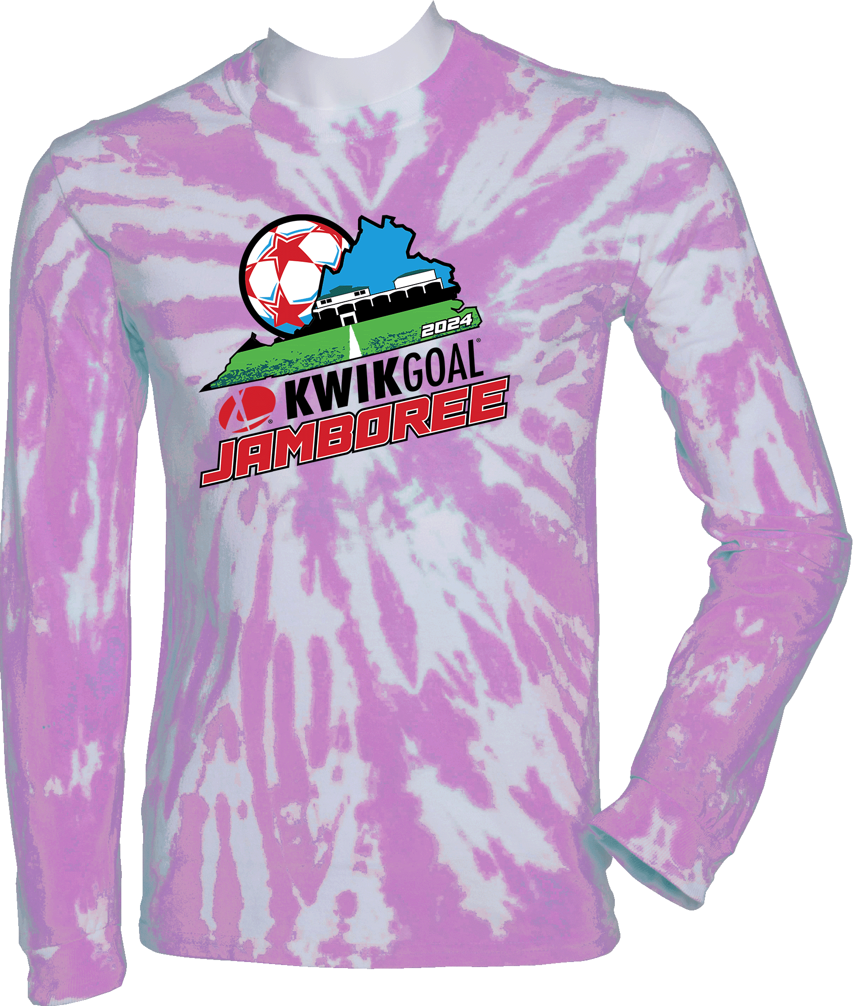 Tie-Dye Long Sleeves -  2024 Kwik Goal Jamboree