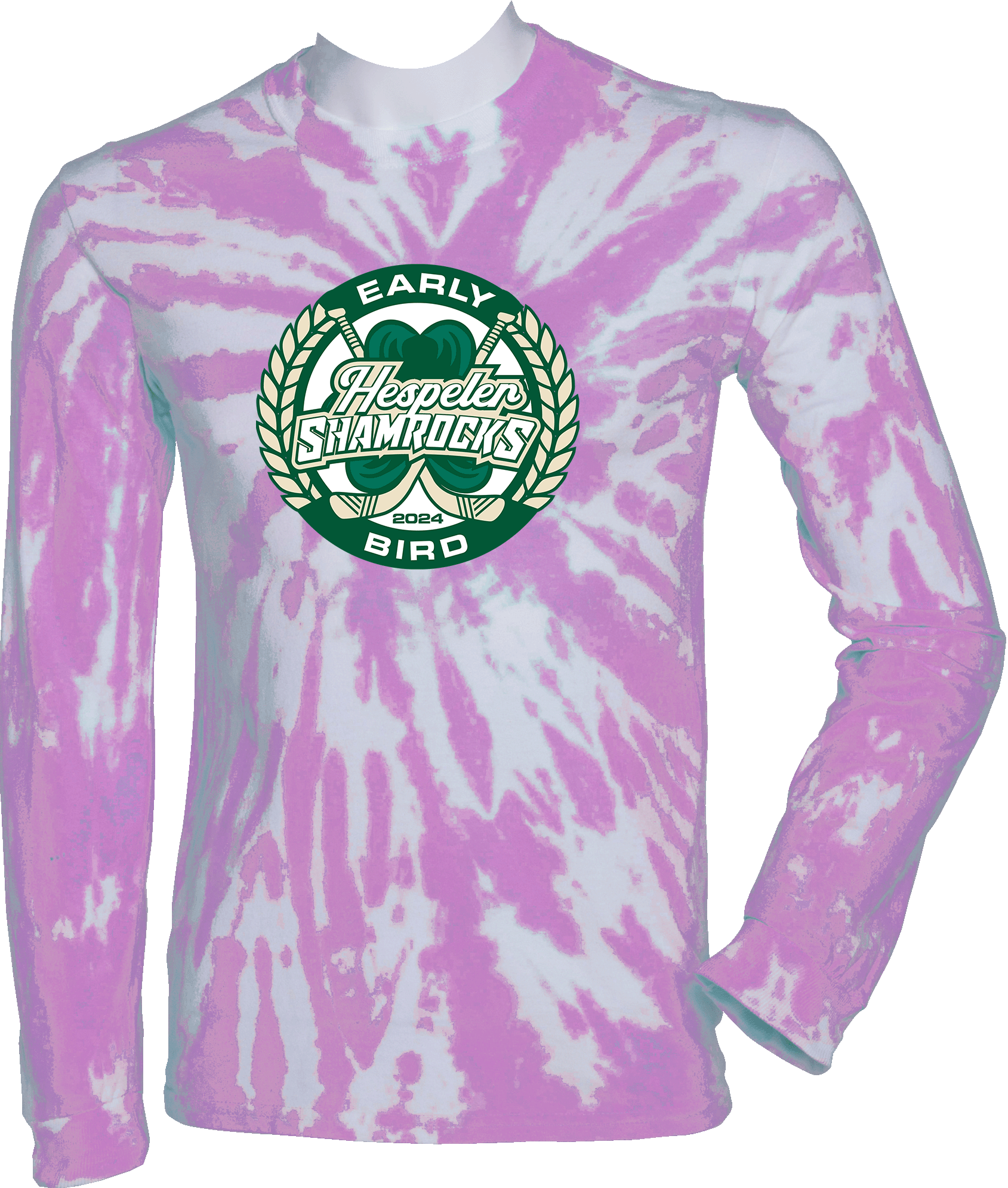 Tie-Dye Long Sleeves - 2024 Hespeler Shamrocks Early Bird