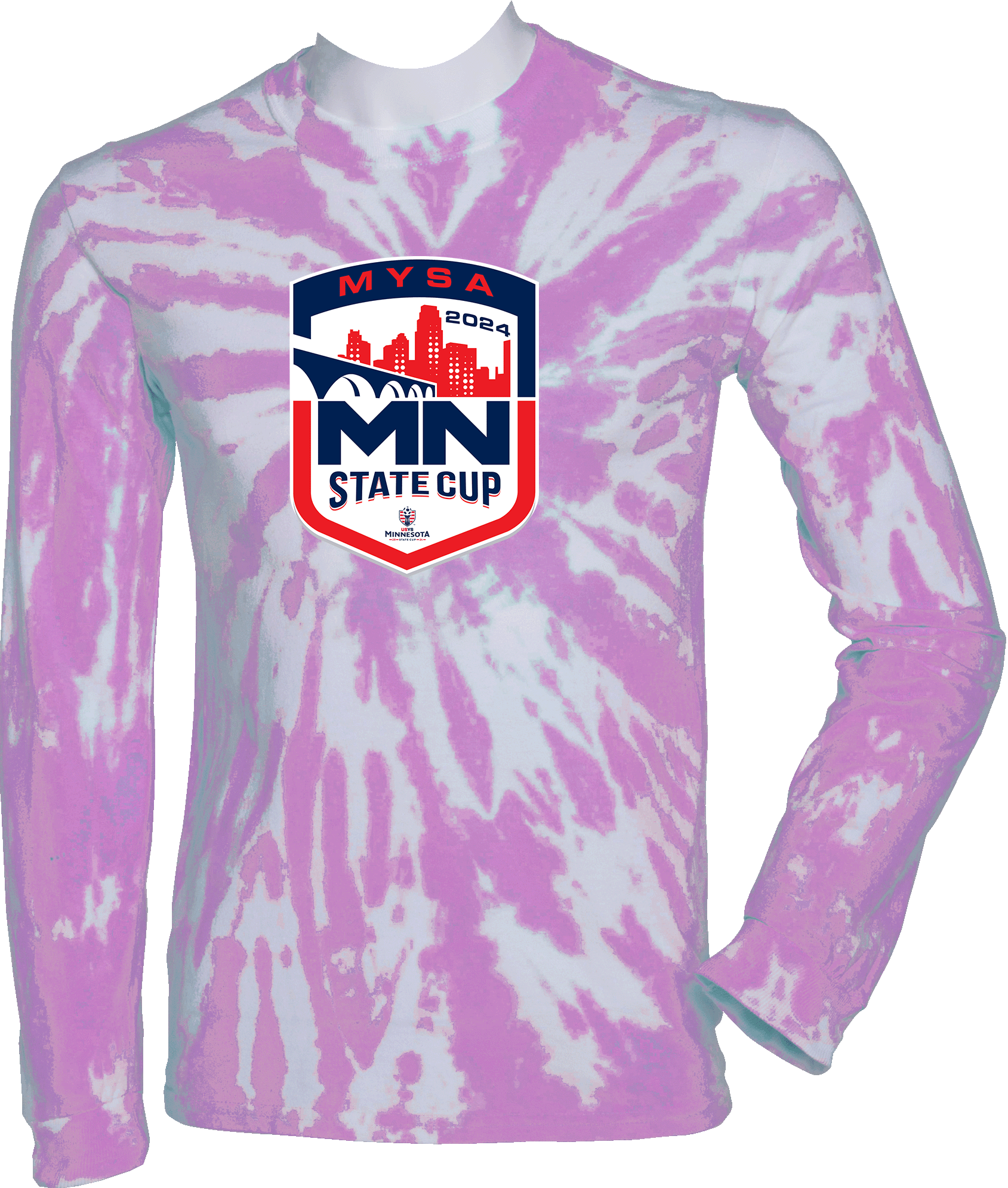 Tie-Dye Long Sleeves - 2024 USYS MN State Cup