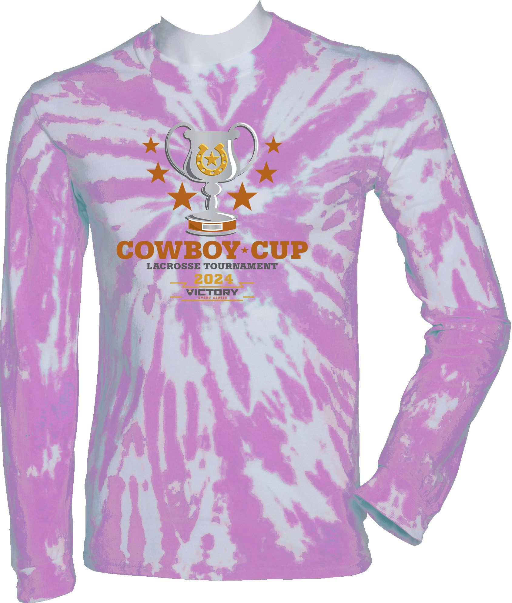 Tie-Dye Long Sleeves - 2024 Cowboy Cup Lacrosse Tournament