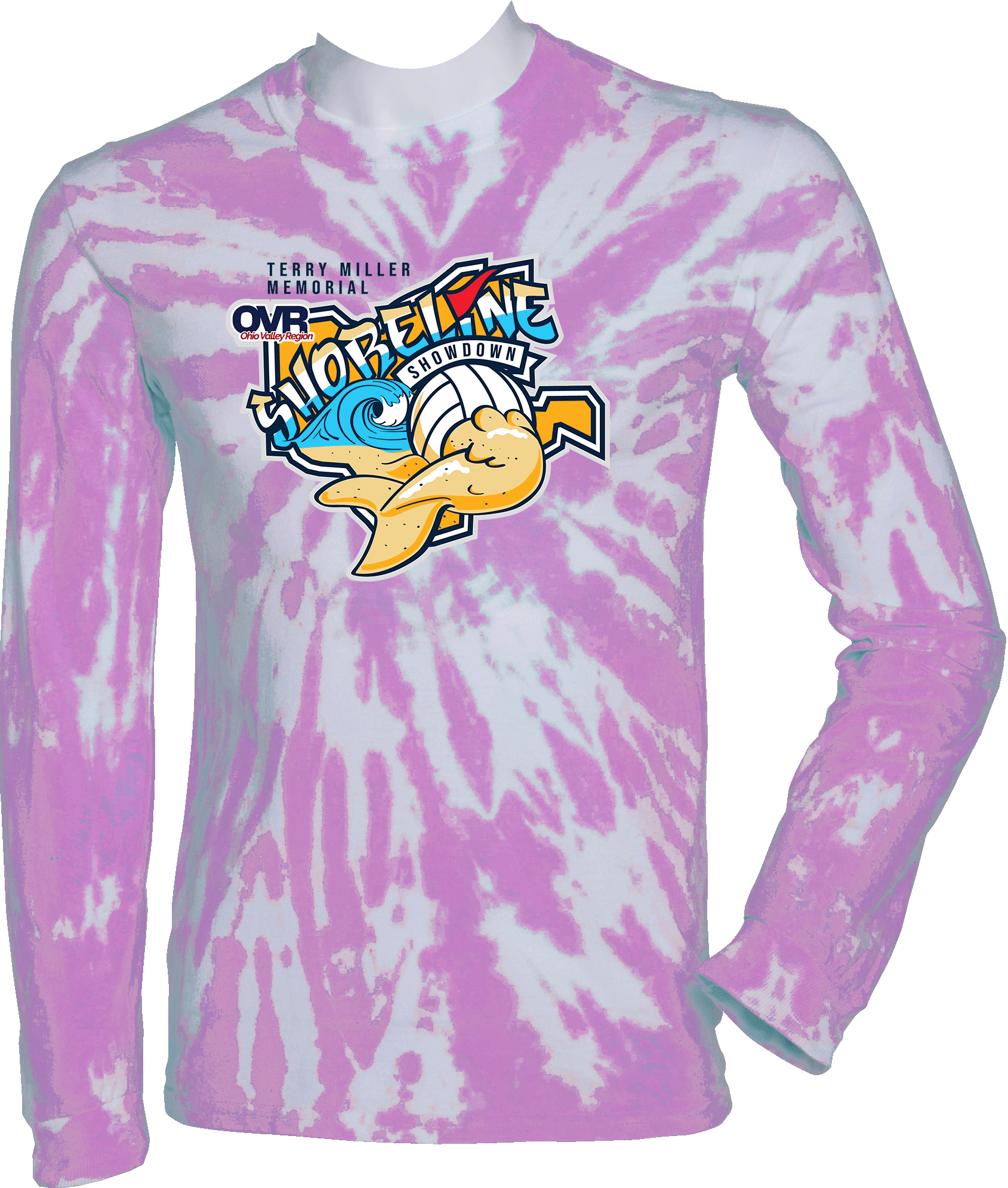 Tie-Dye Long Sleeves - 2024 Shoreline Showdown OVR Volleyball Tournament