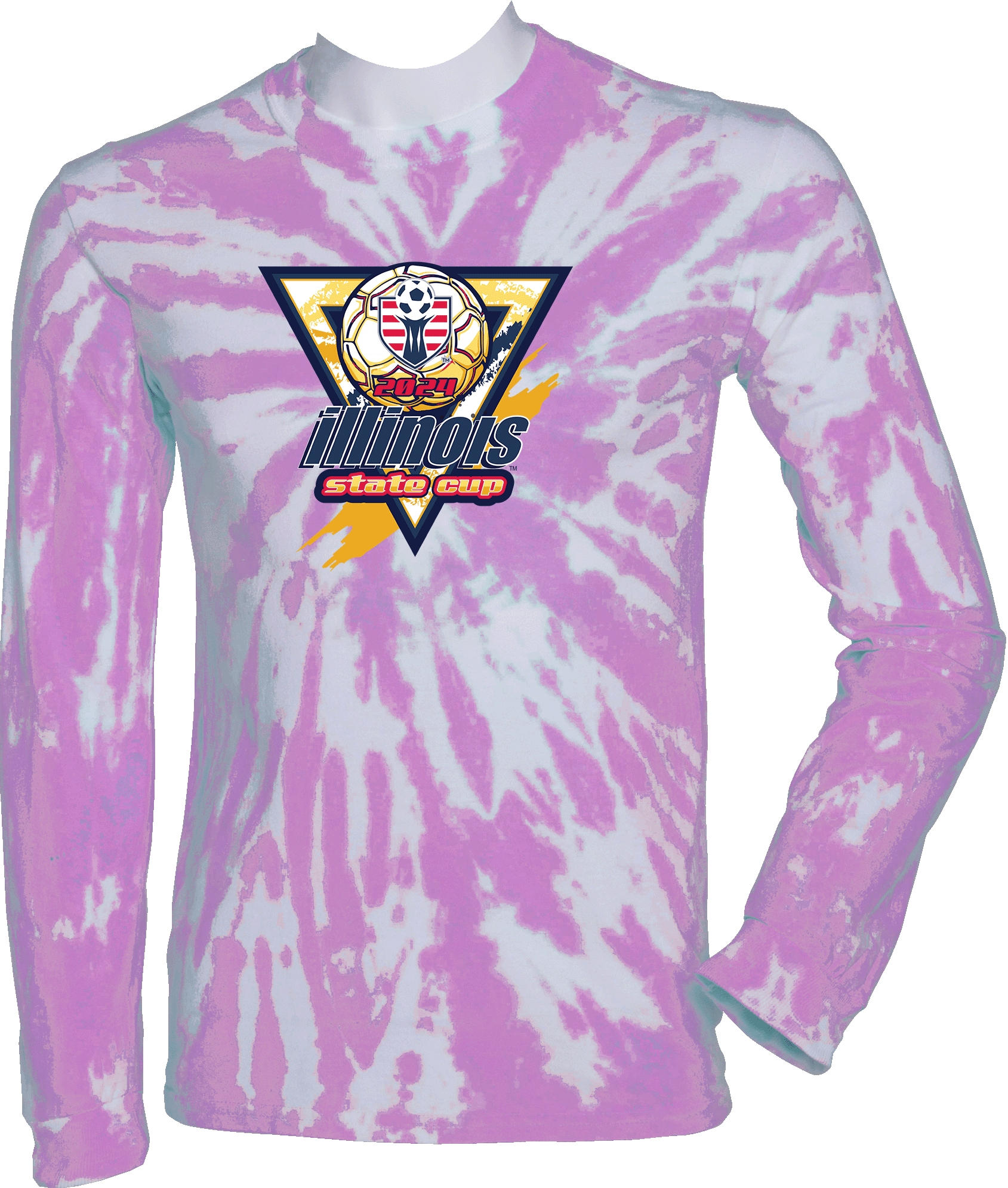 Tie-Dye Long Sleeves - 2024 USYS IL State Cup