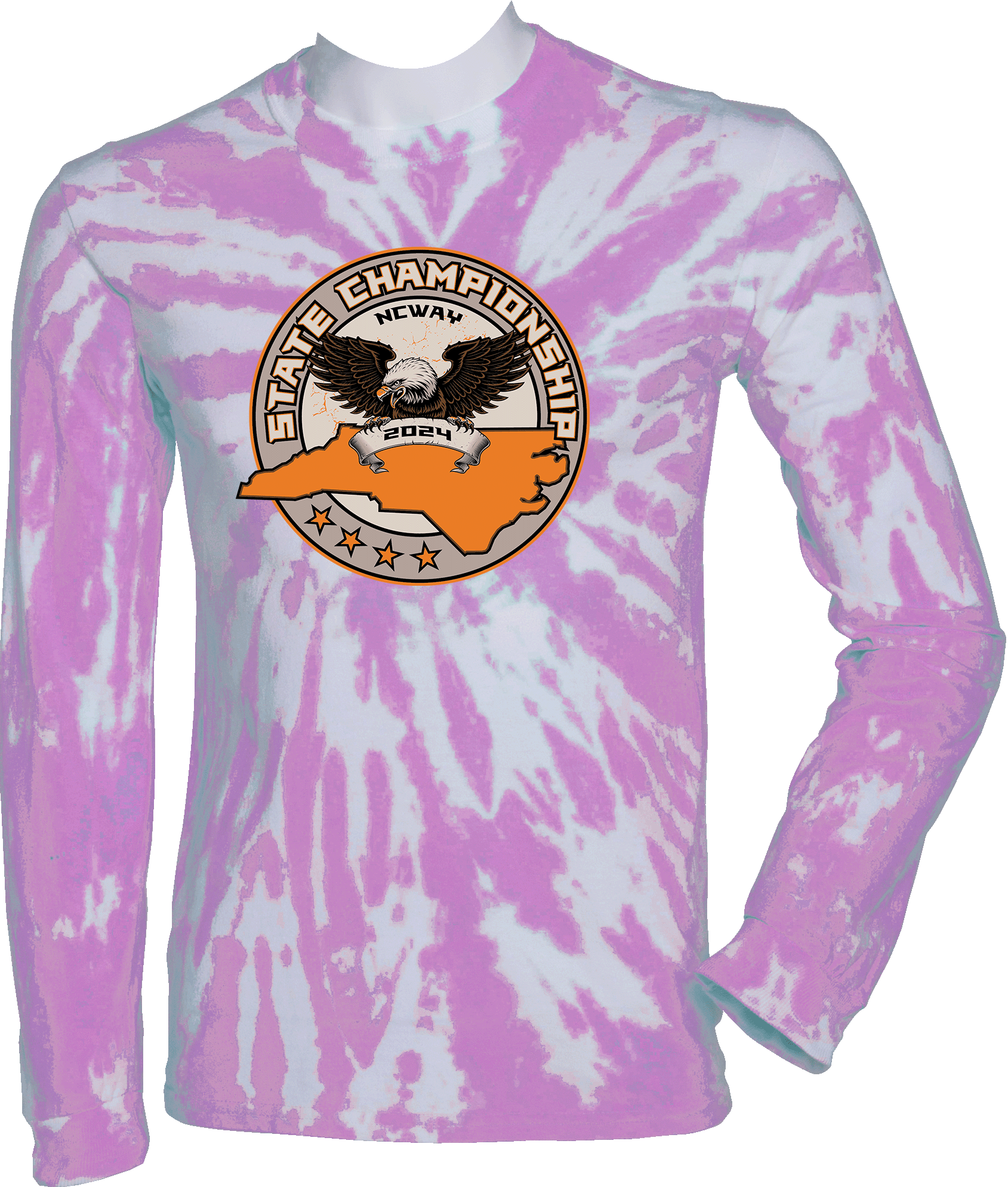 Tie-Dye Long Sleeves - 2024 NCWAY State Championship