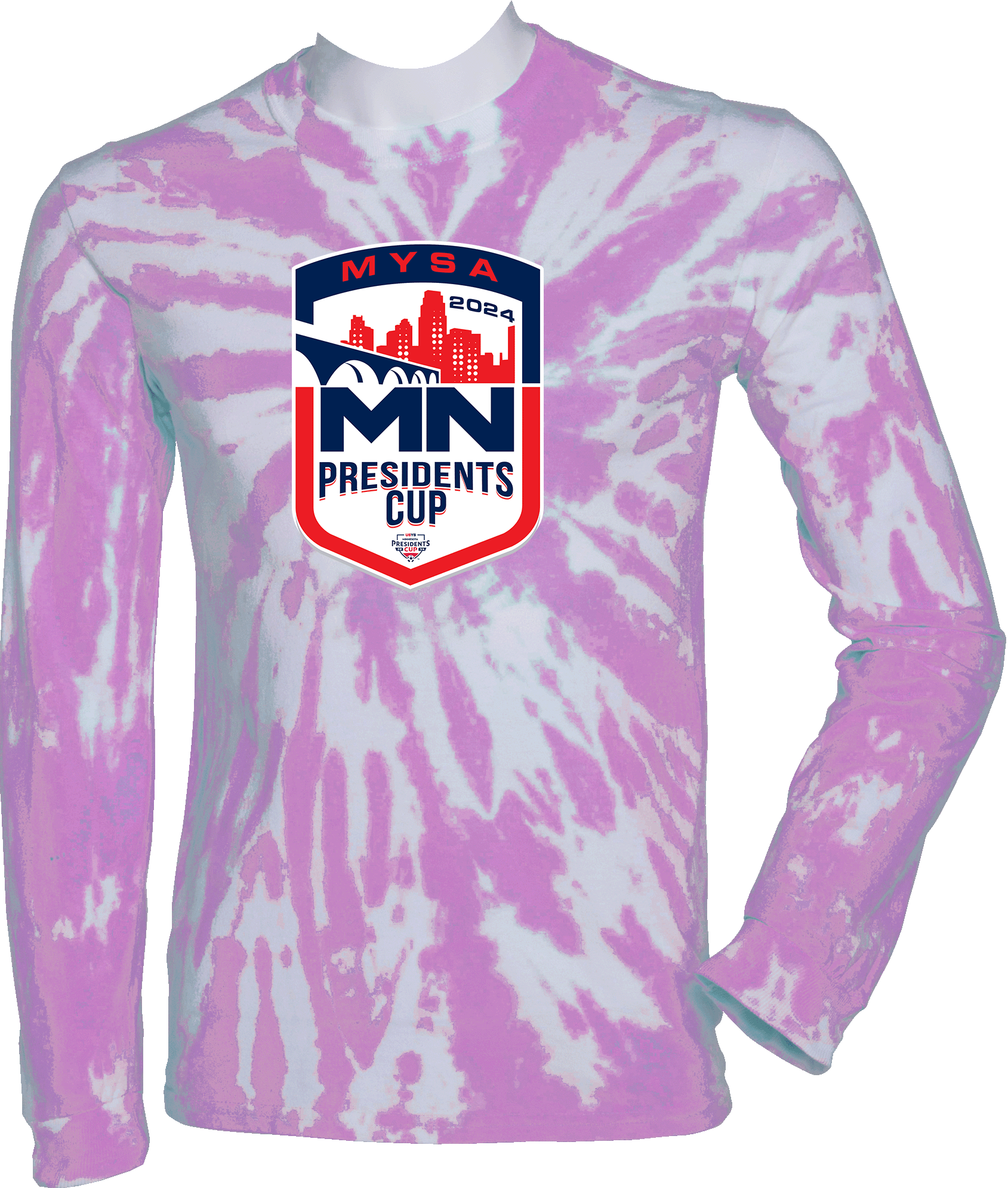 Tie-Dye Long Sleeves - 2024 USYS MN Presidents Cup