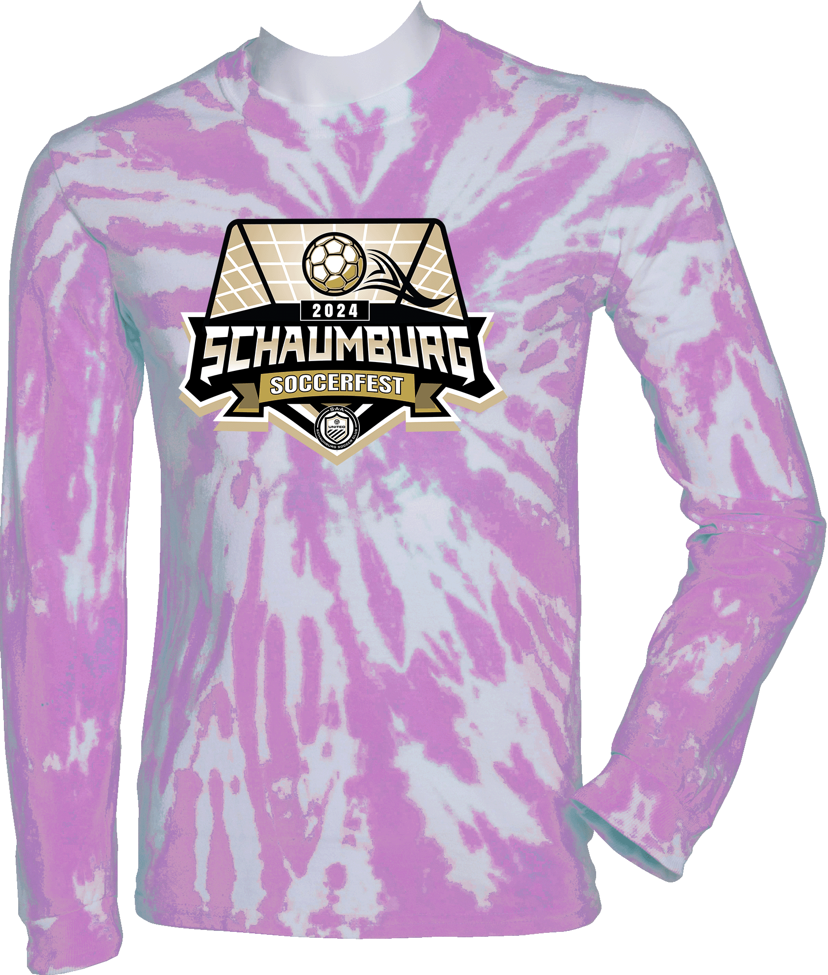 Tie-Dye Long Sleeves - 2024 Schaumburg Soccerfest