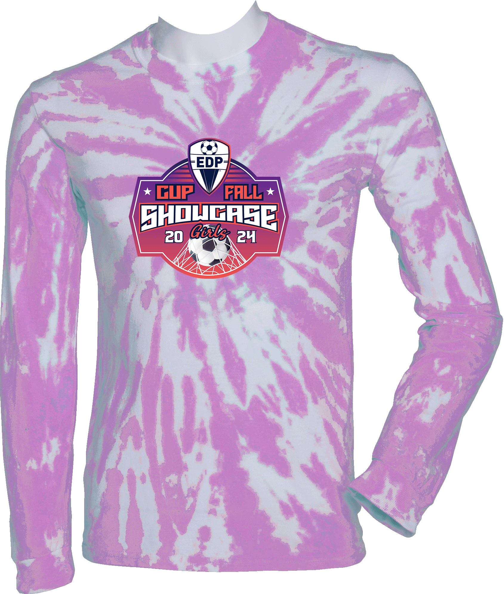 Tie-Dye Long Sleeves - 2024 EDP Cup Fall Showcase Girls