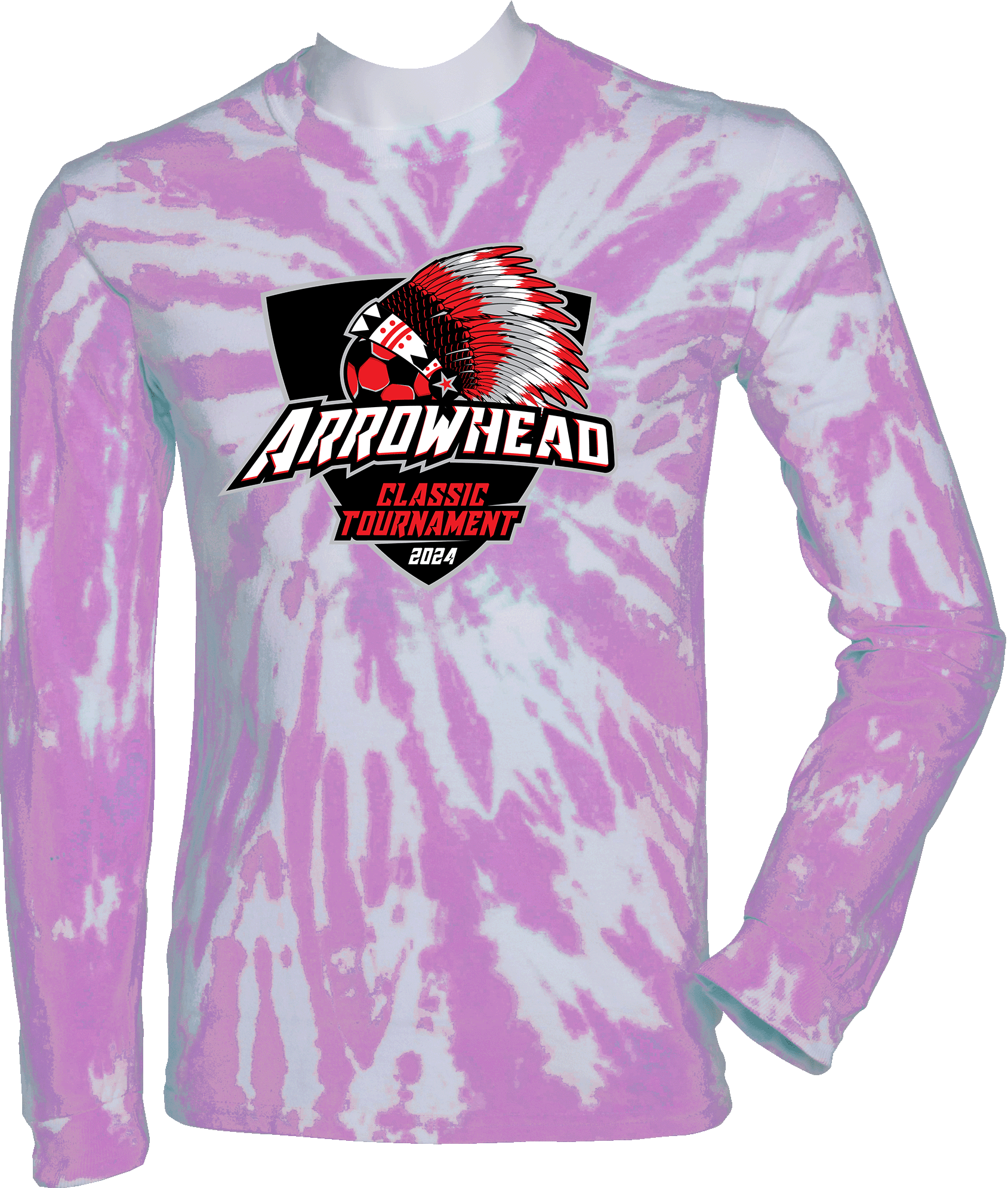 Tie-Dye Long Sleeves - 2024 Arrowhead Classic Tournament