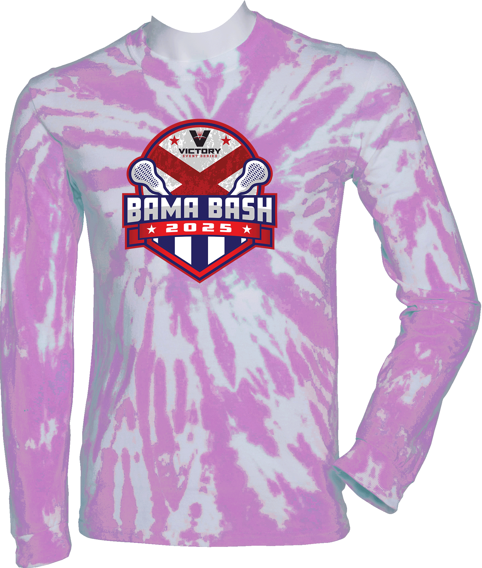 Tie-Dye Long Sleeves - 2025 Bama Bash