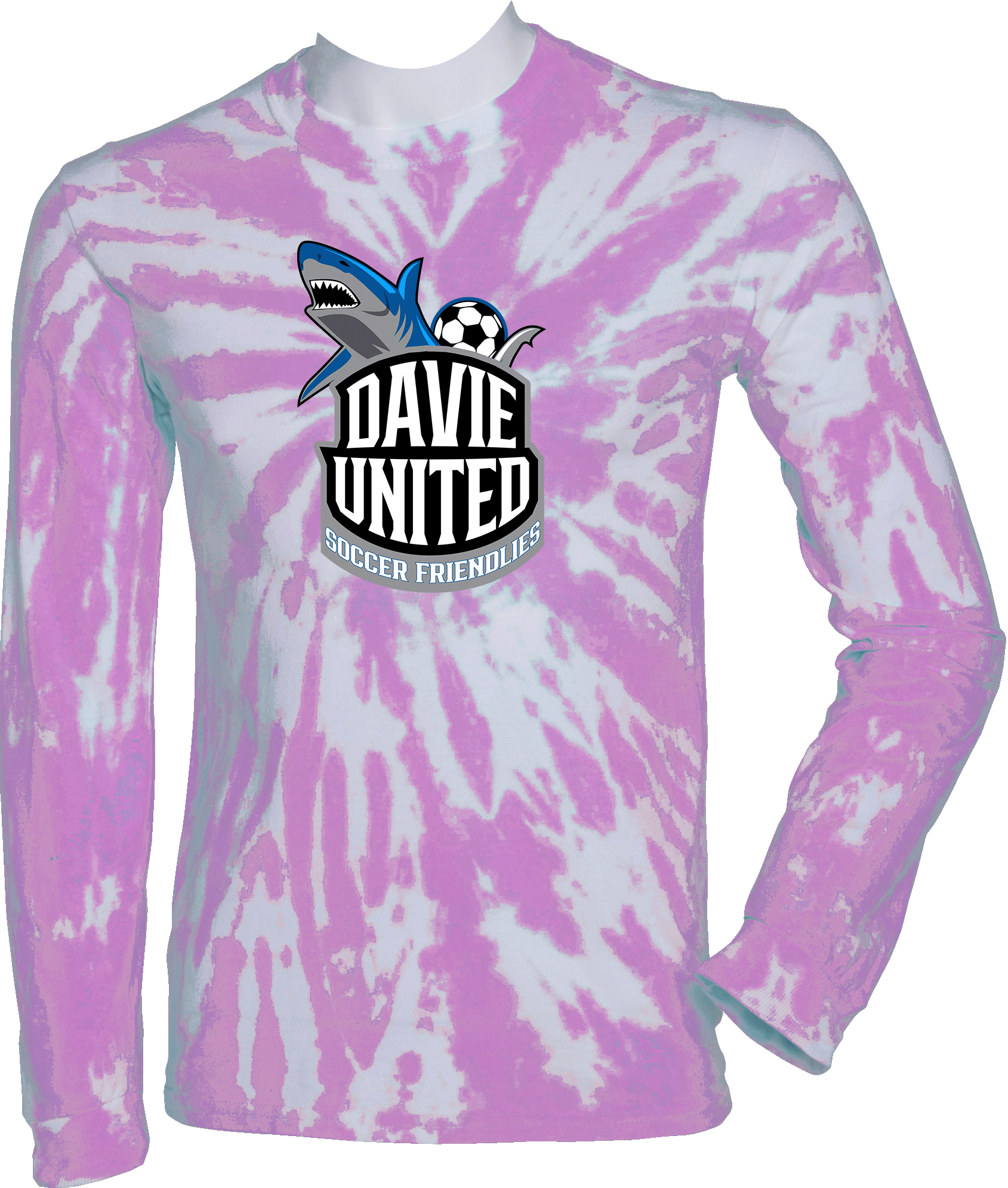 Tie-Dye Long Sleeves - 2024 Davie United Soccer Friendlies