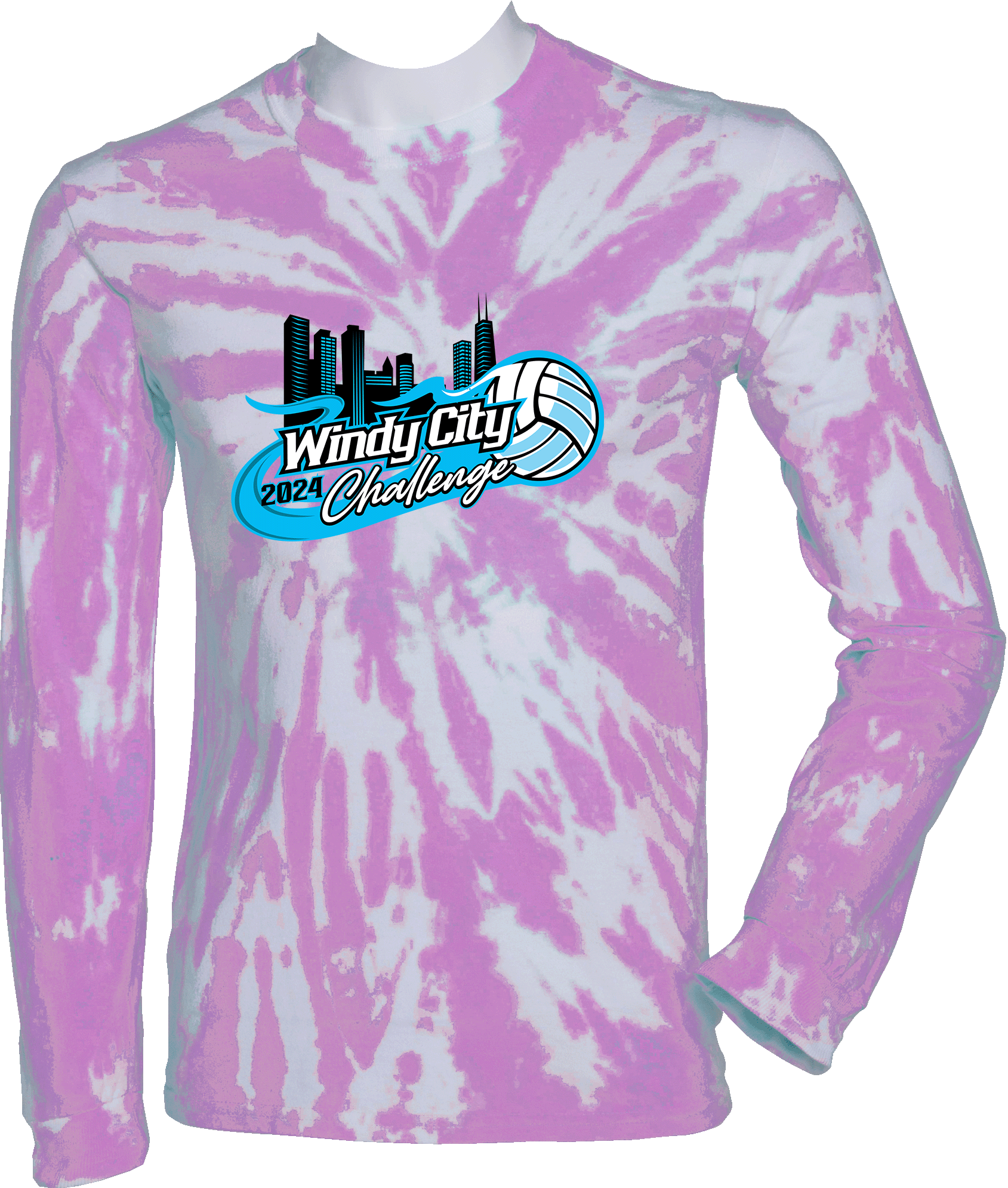 Tie-Dye Long Sleeves - 2024 Windy City Challenge