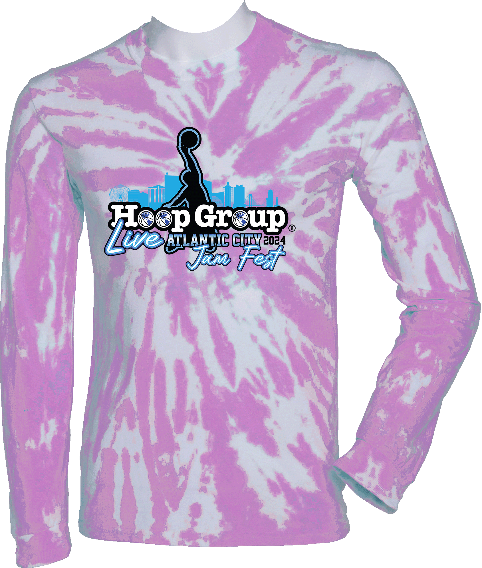 Tie-Dye Long Sleeves - 2024 LIVE Atlantic City Jam Fest