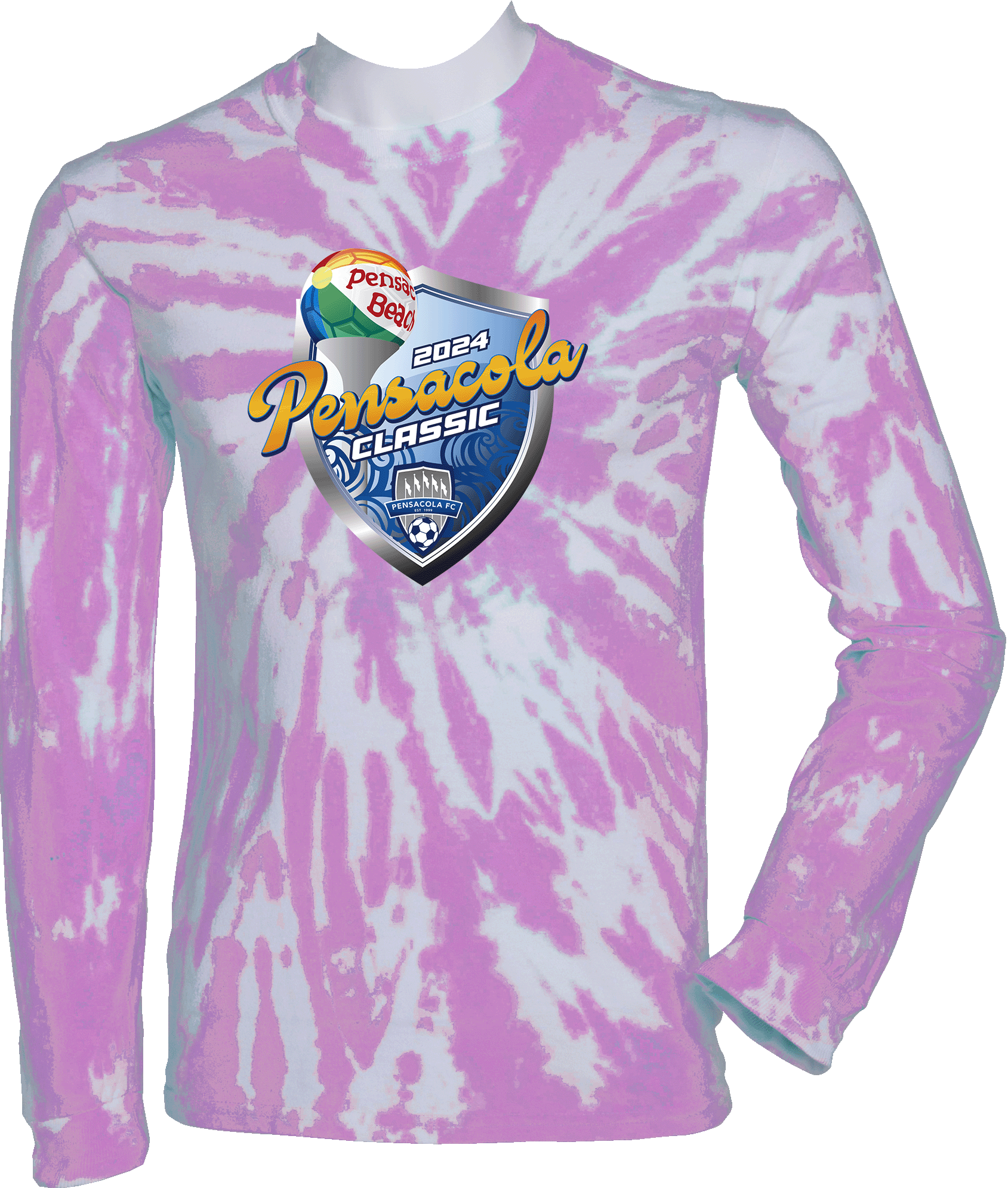 Tie-Dye Long Sleeves - 2024 Pensacola Classic