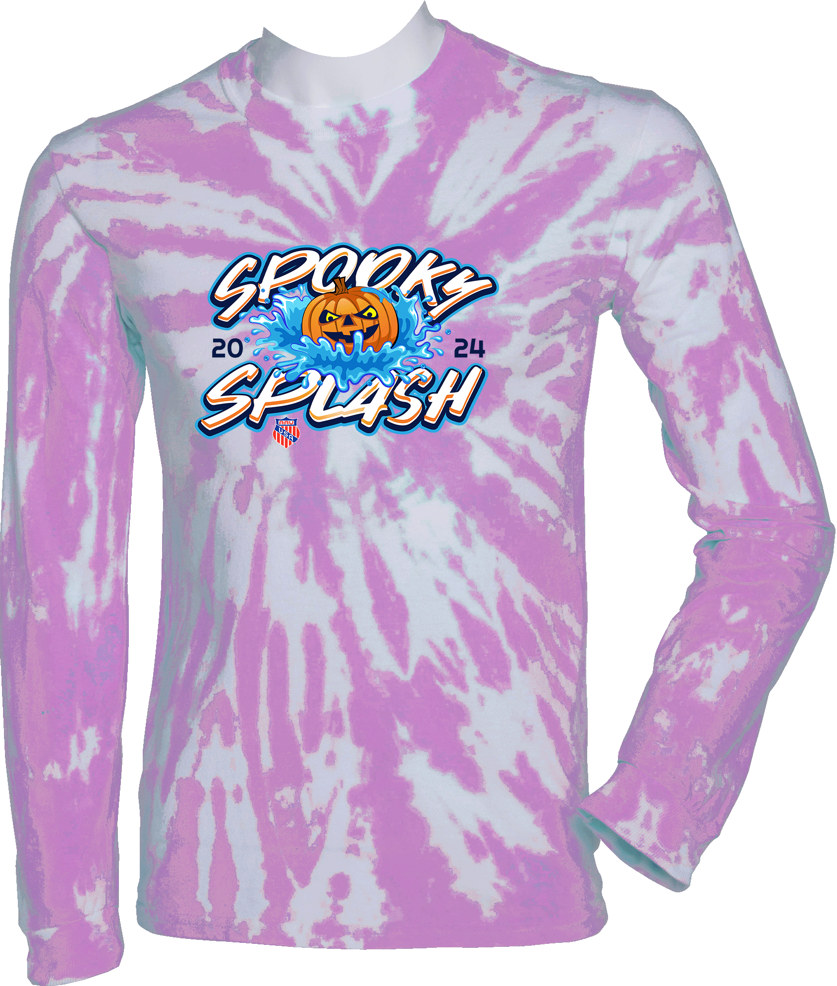 Tie-Dye Long Sleeves - 2024 AAU Spooky Splash