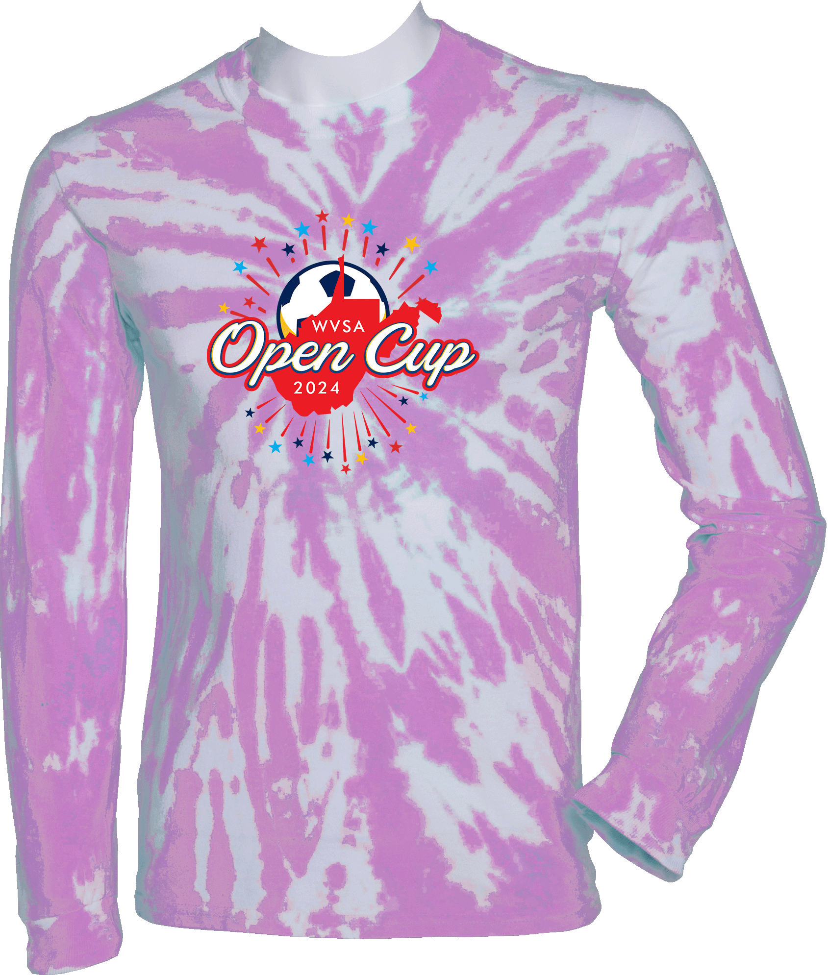 Tie-Dye Long Sleeves - 2024 WVSA Open Cup