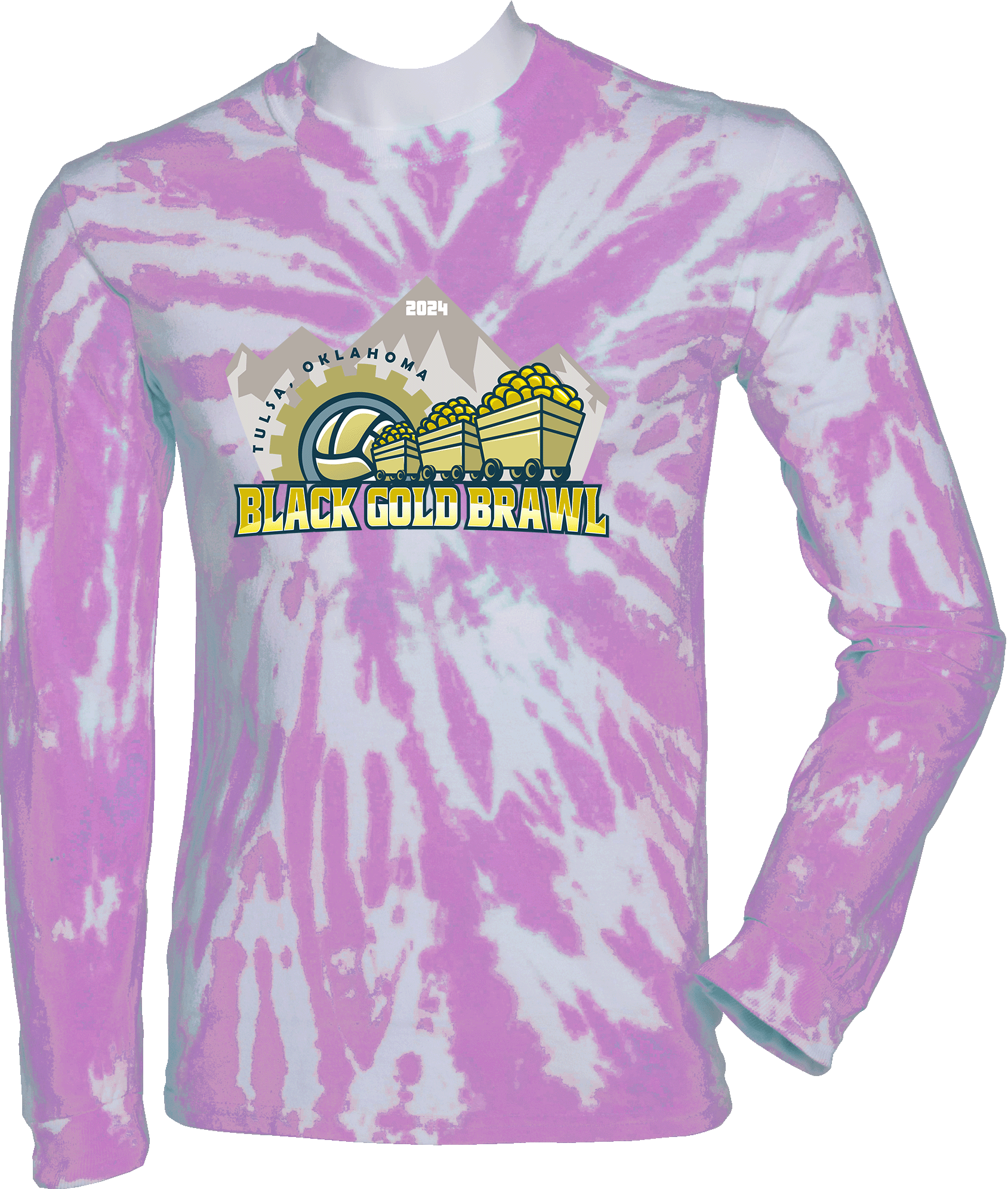 Tie-Dye Long Sleeves - 2024 Black Gold Brawl