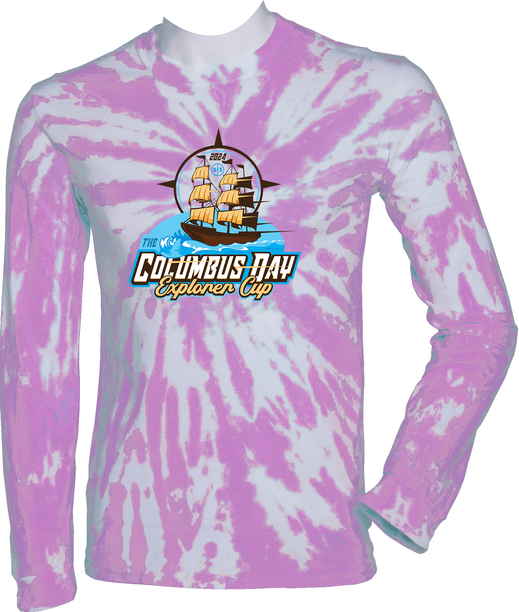 Tie-Dye Long Sleeves - 2024 The Columbus Day Explorer Cup