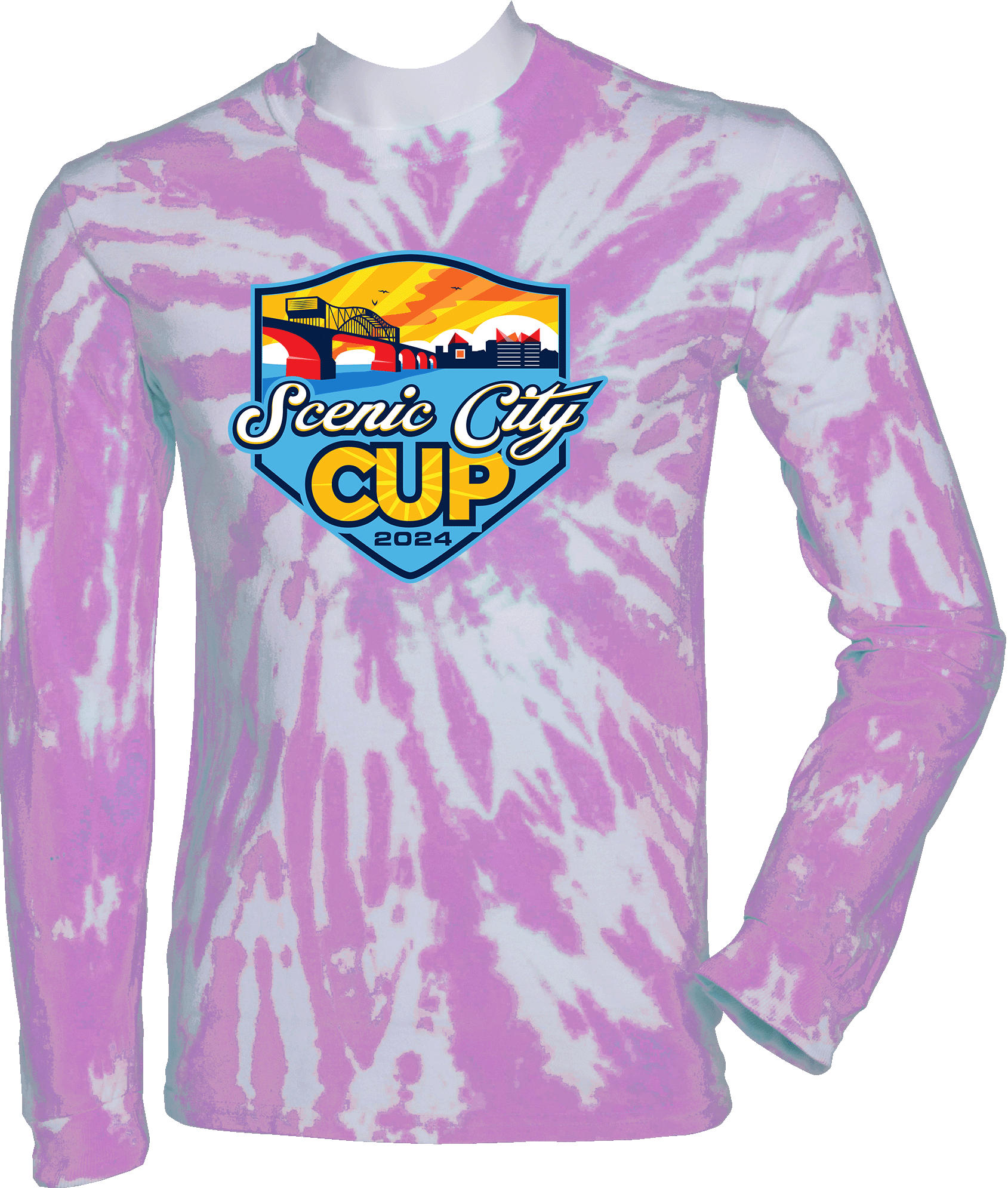 Tie-Dye Long Sleeves - 2024 Scenic City Cup