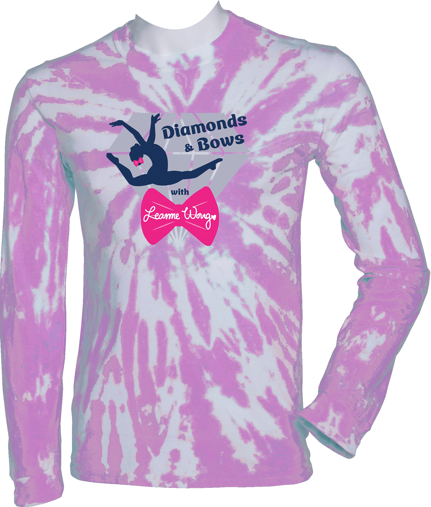 Tie-Dye Long Sleeves - 2024 Diamonds & Bows with Leanne Wong