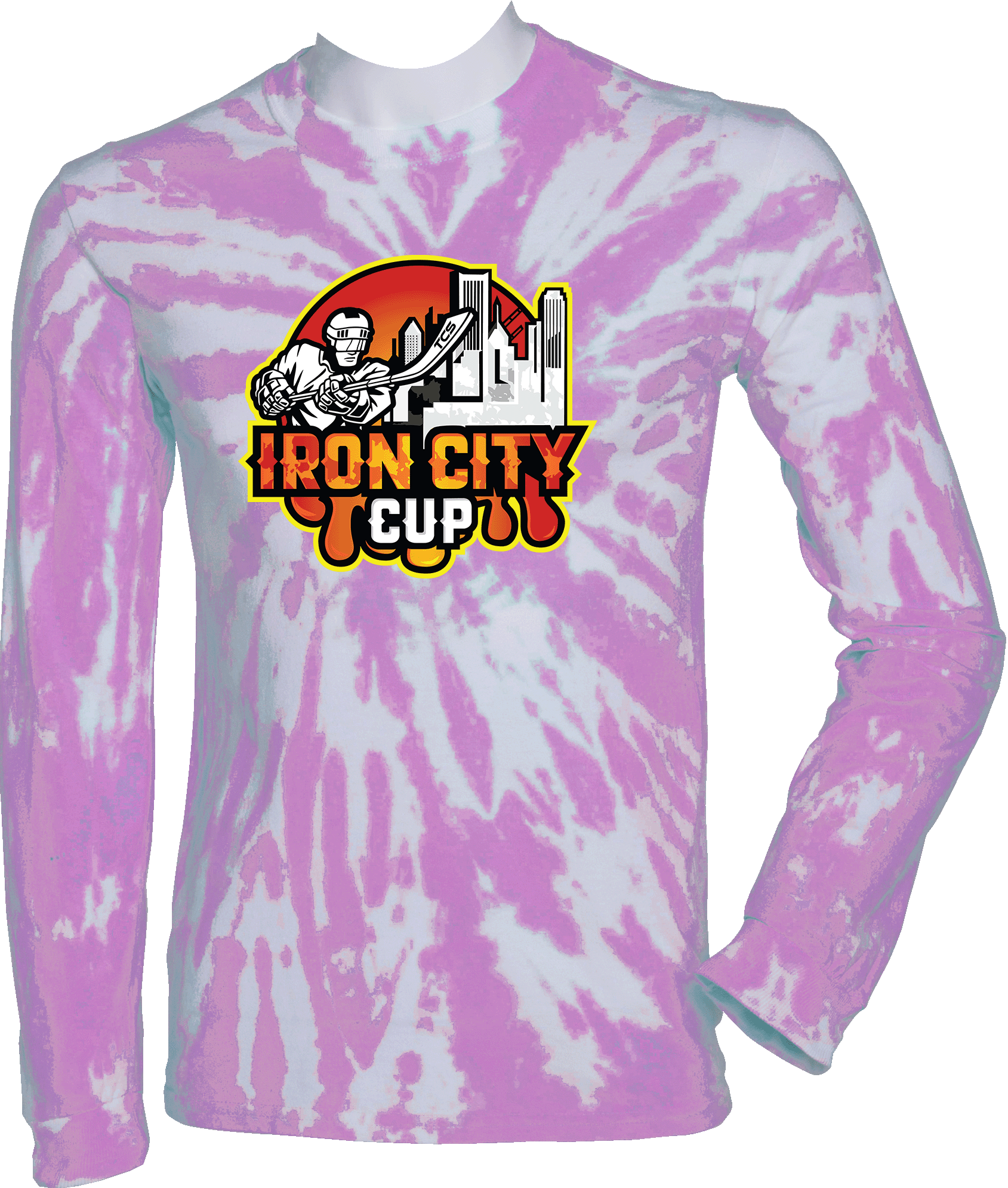 Tie-Dye Long Sleeves - 2024 Iron City Cup