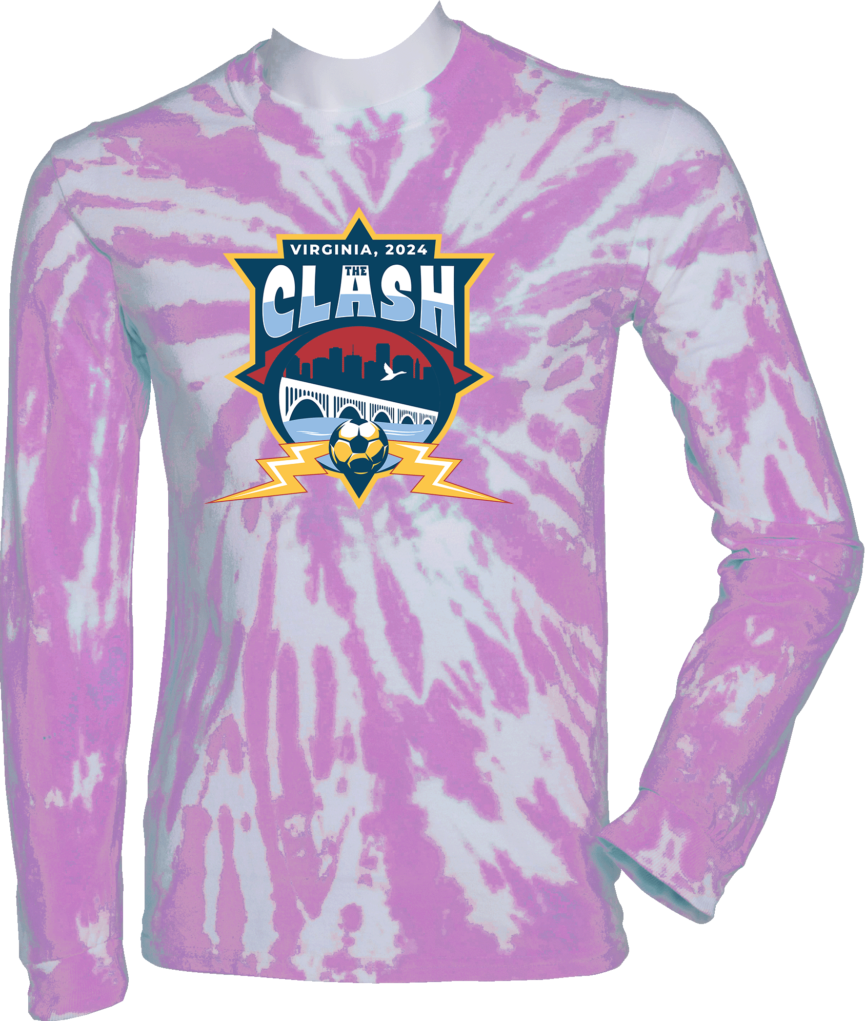 Tie-Dye Long Sleeves - 2024 Commonwealth Clash