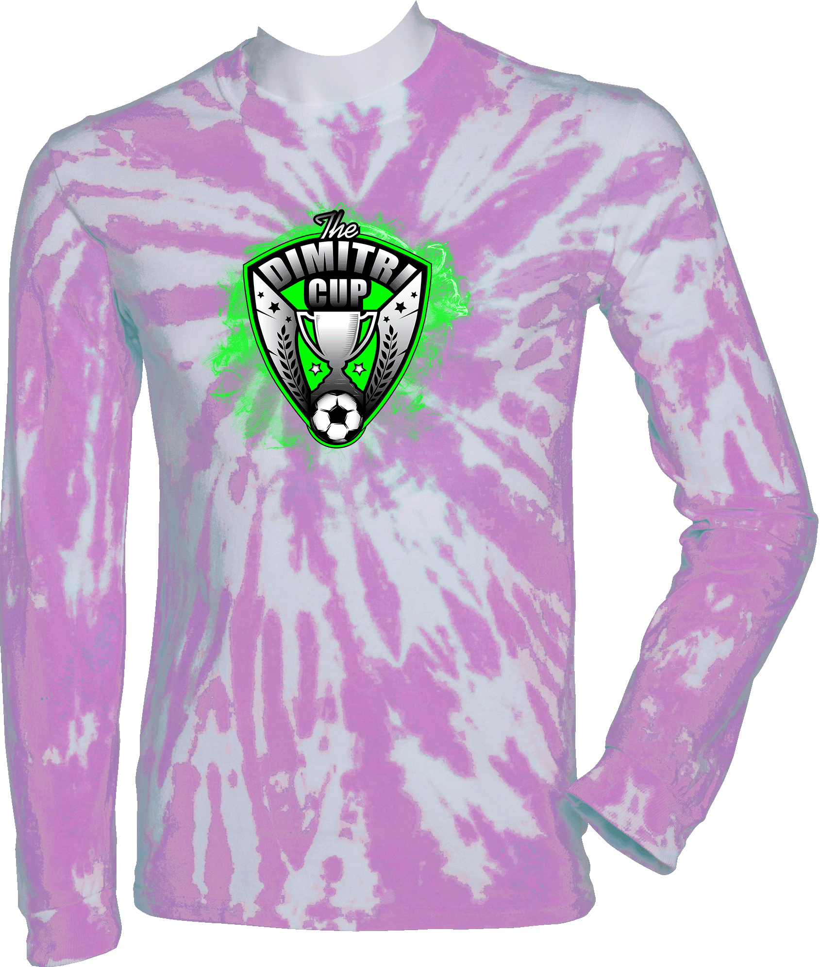 Tie-Dye Long Sleeves - 2025 The Dimitri Cup - Smoke