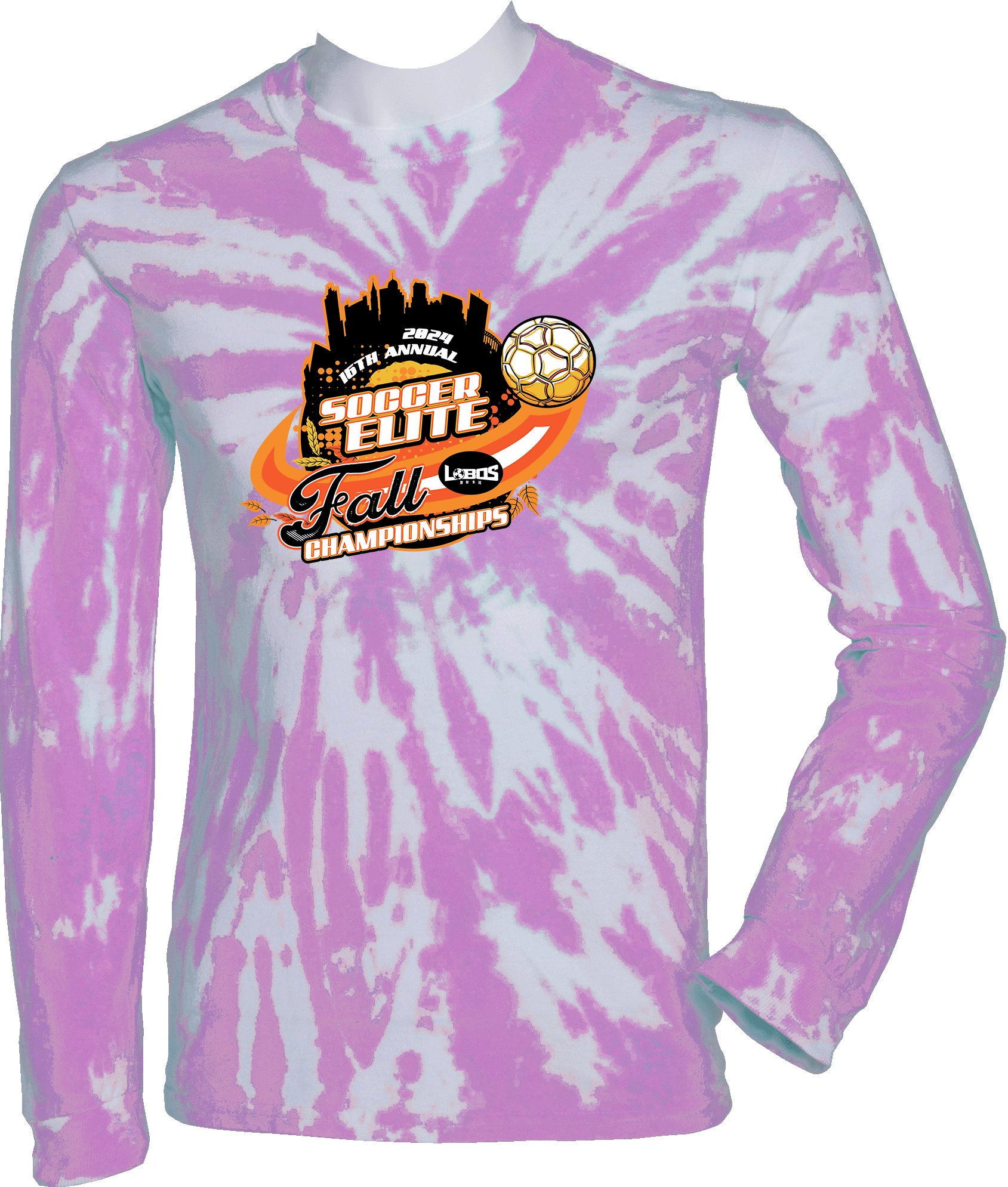 Tie-Dye Long Sleeves - 2024 16th Annual Soccer Elite Fall Championships