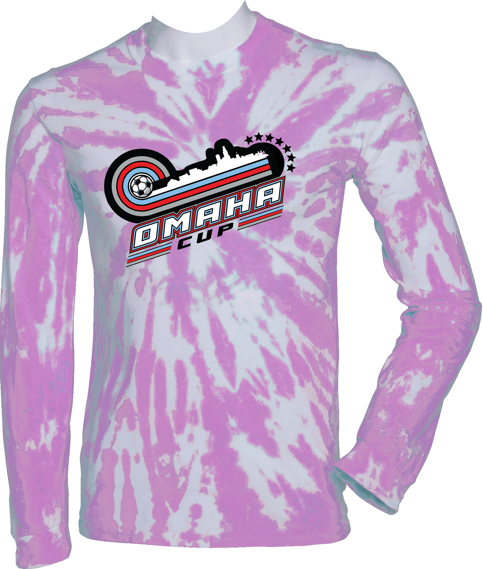 Tie-Dye Long Sleeves - 2024 Omaha Cup