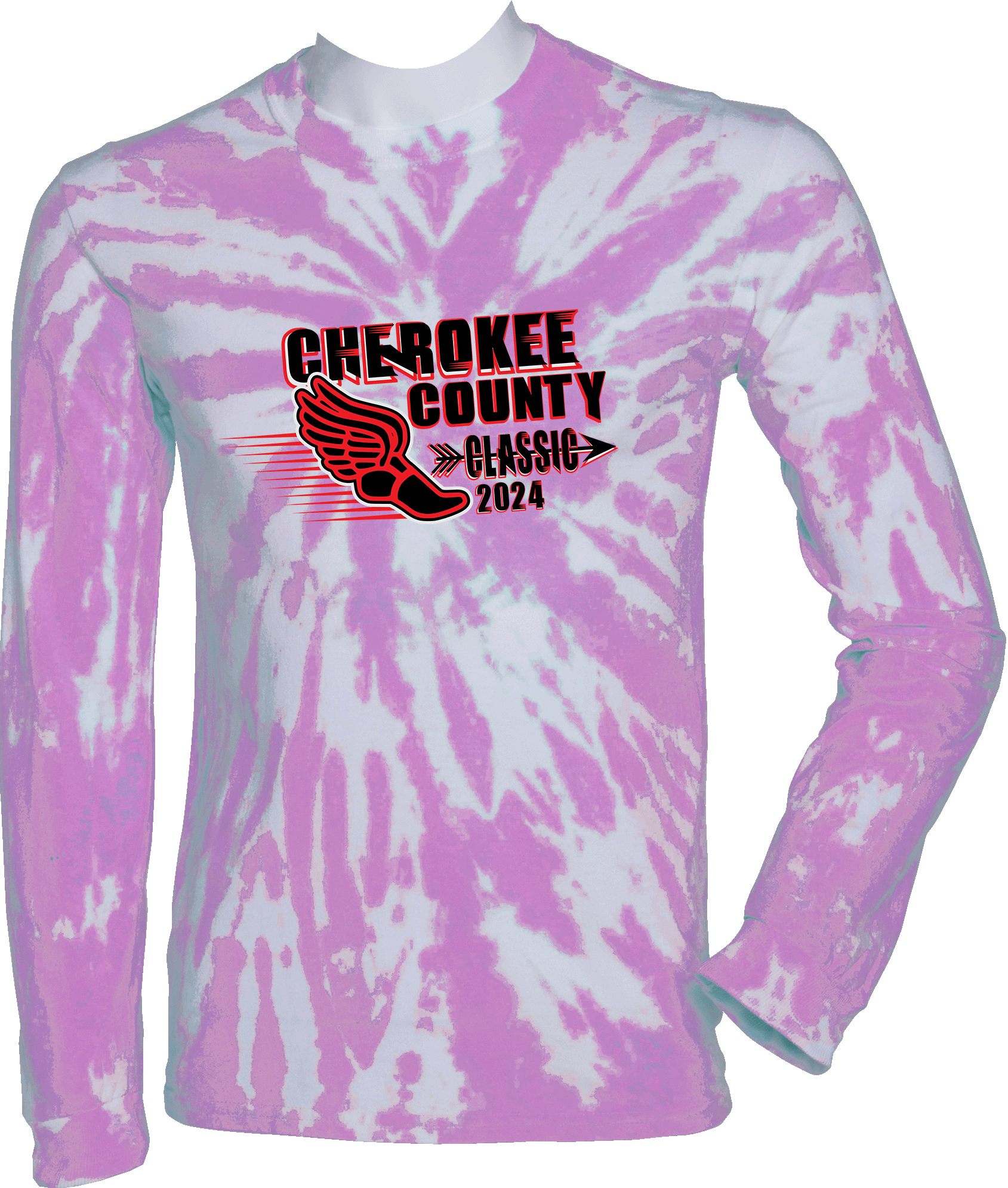 Tie-Dye Long Sleeves - 2024 Cherokee County Classic