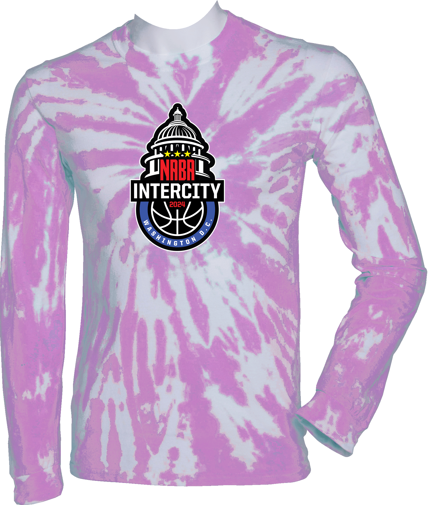 Tie-Dye Long Sleeves - 2024 35th Naba Intercity Basketball and Volleyball Tournament DC