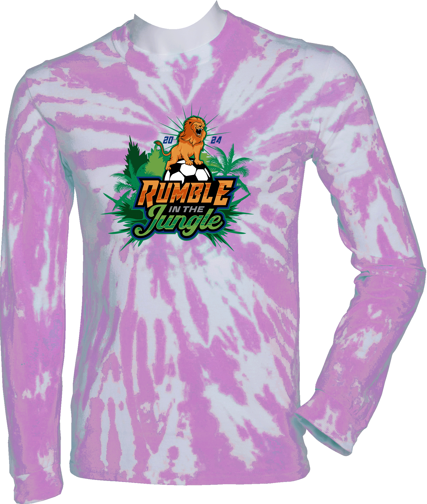 Tie-Dye Long Sleeves - 2024 Rumble In The Jungle