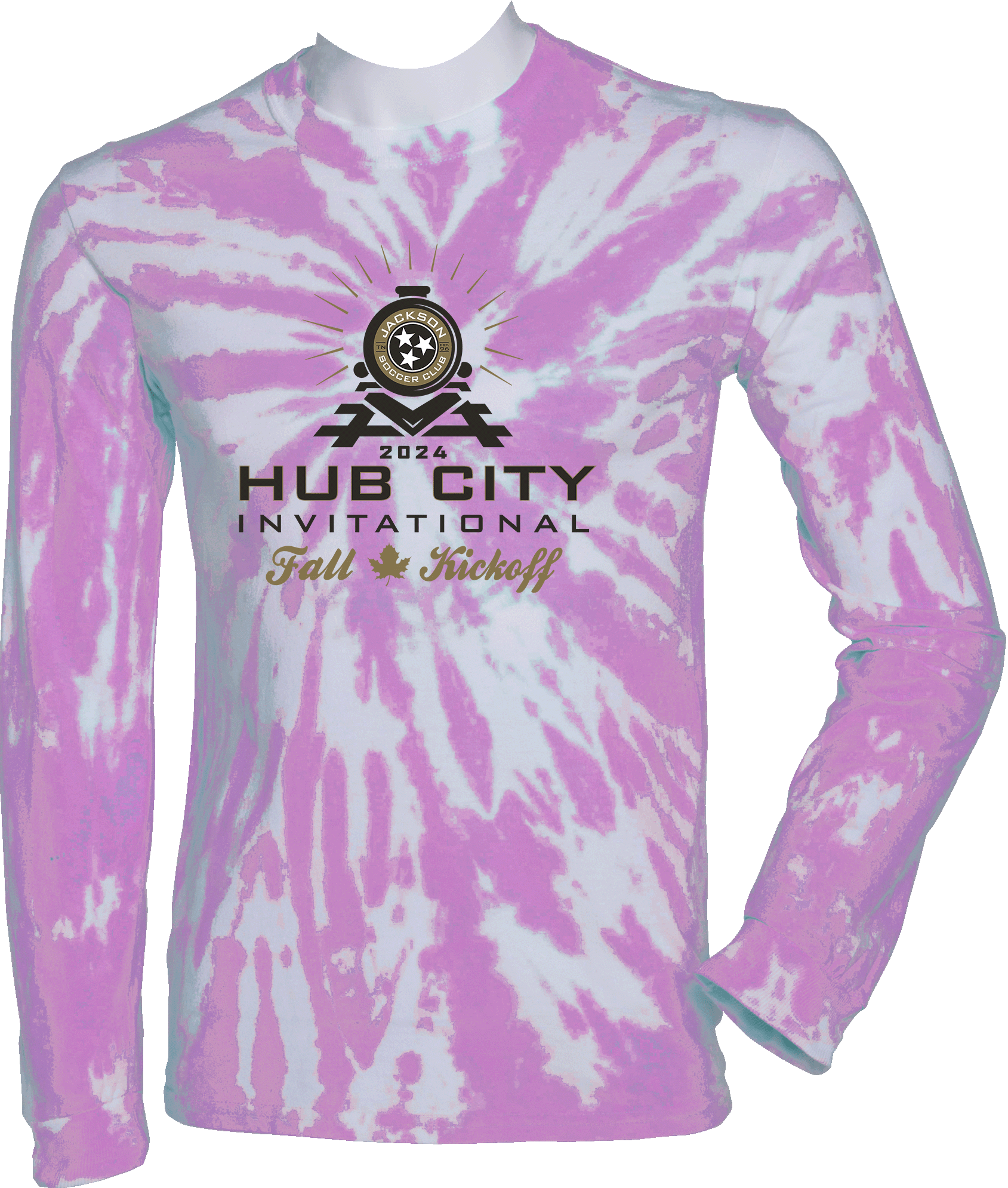 Tie-Dye Long Sleeves - 2024 Hub City Invitational Fall Kick Off