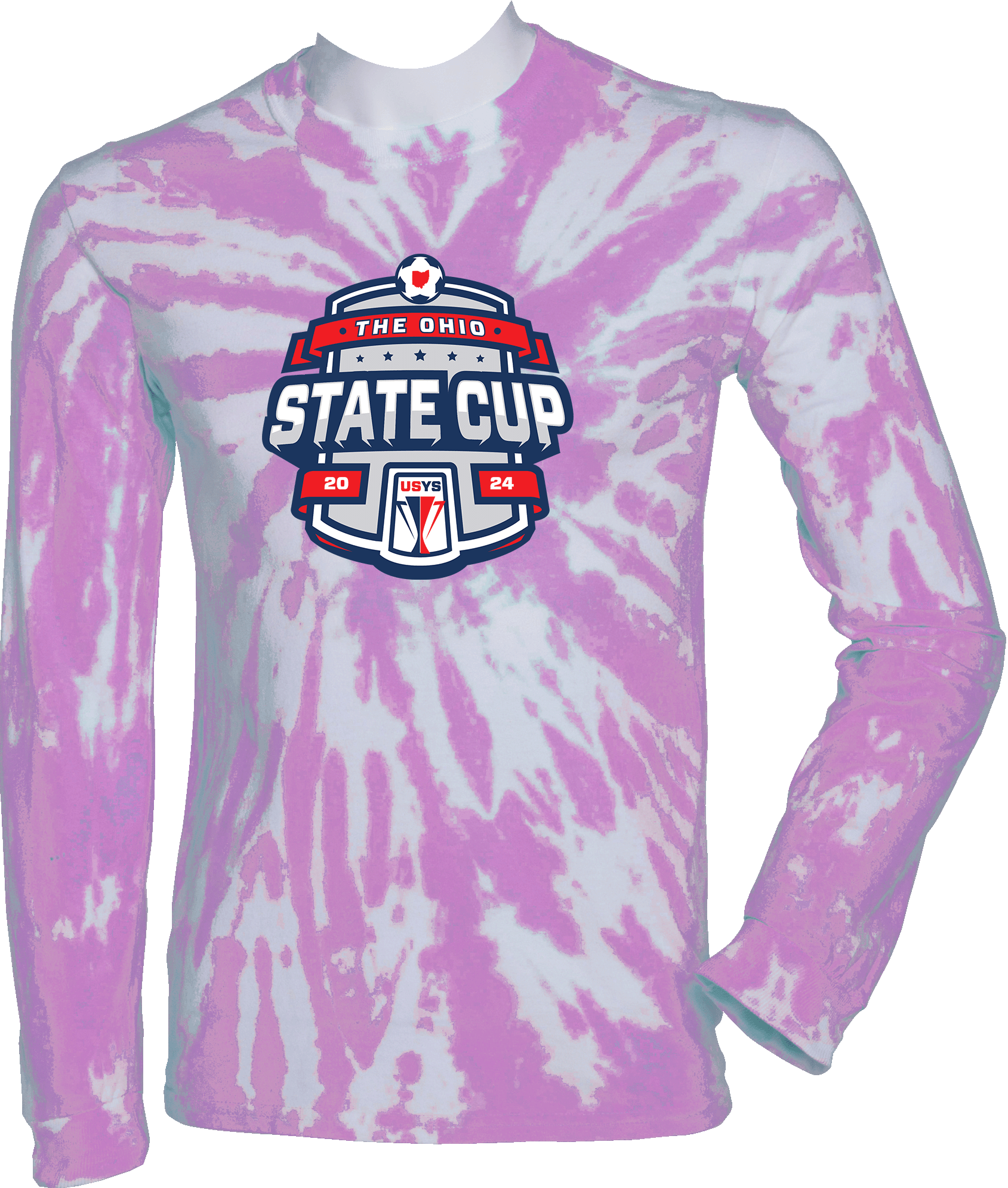 Tie-Dye Long Sleeves - 2024 USYS OH State Cup