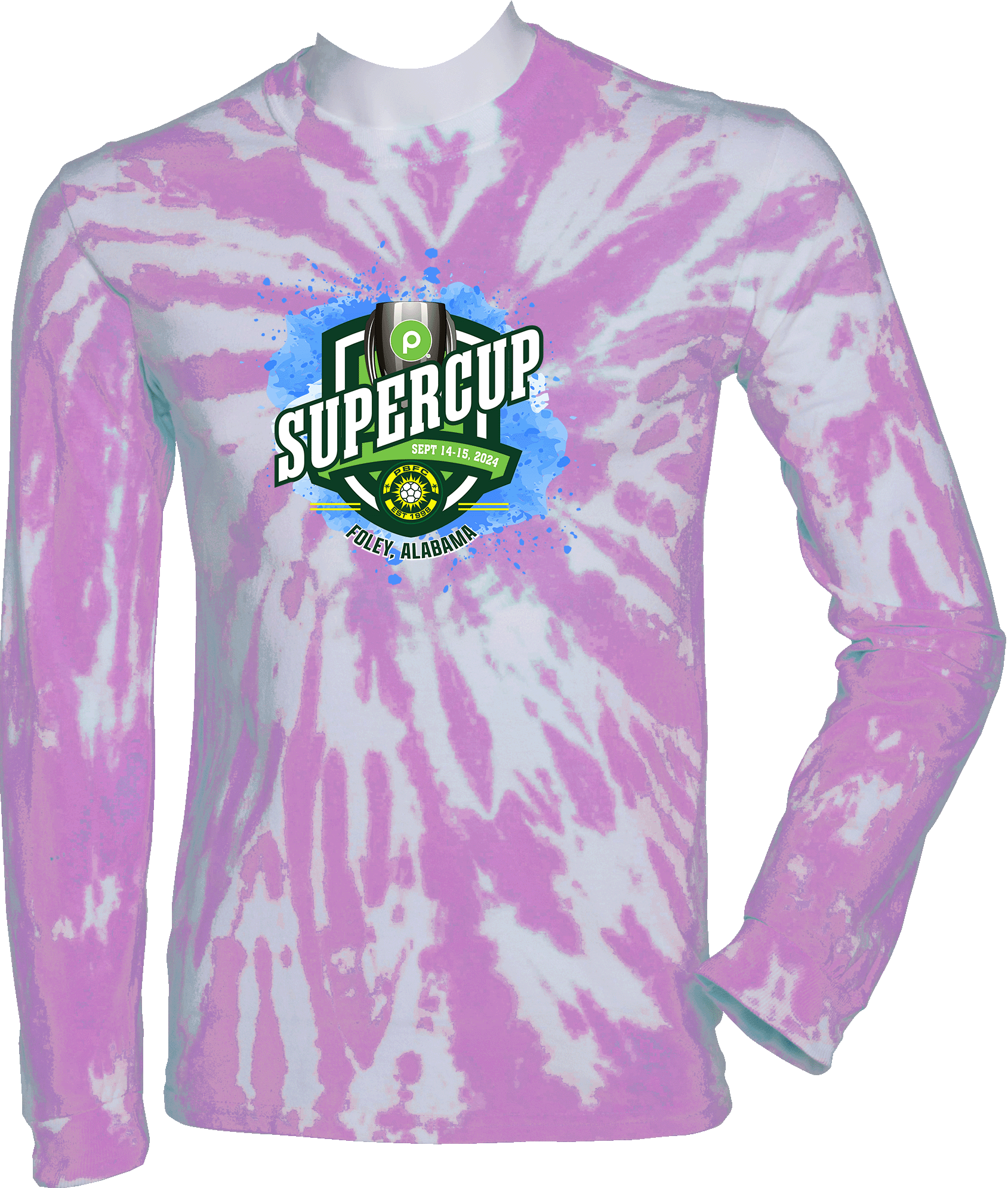 Tie-Dye Long Sleeves - 2024 Publix SuperCup (Boys)