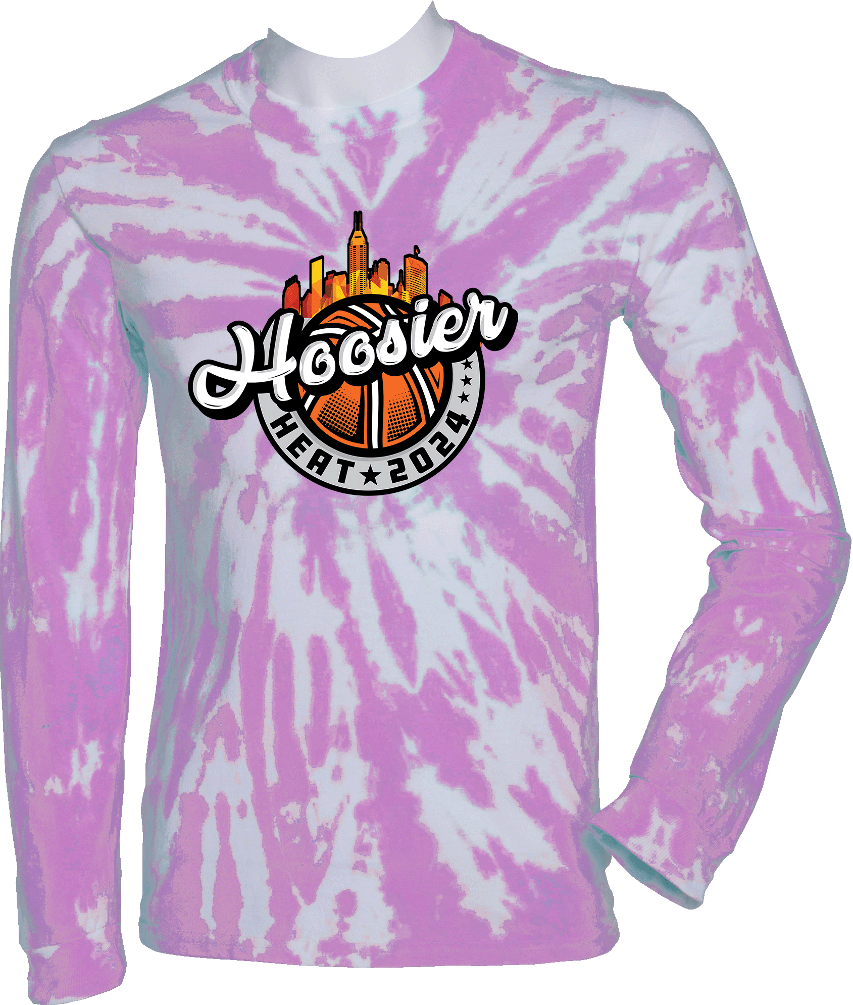 Tie-Dye Long Sleeves - 2024 Hoosier Heat