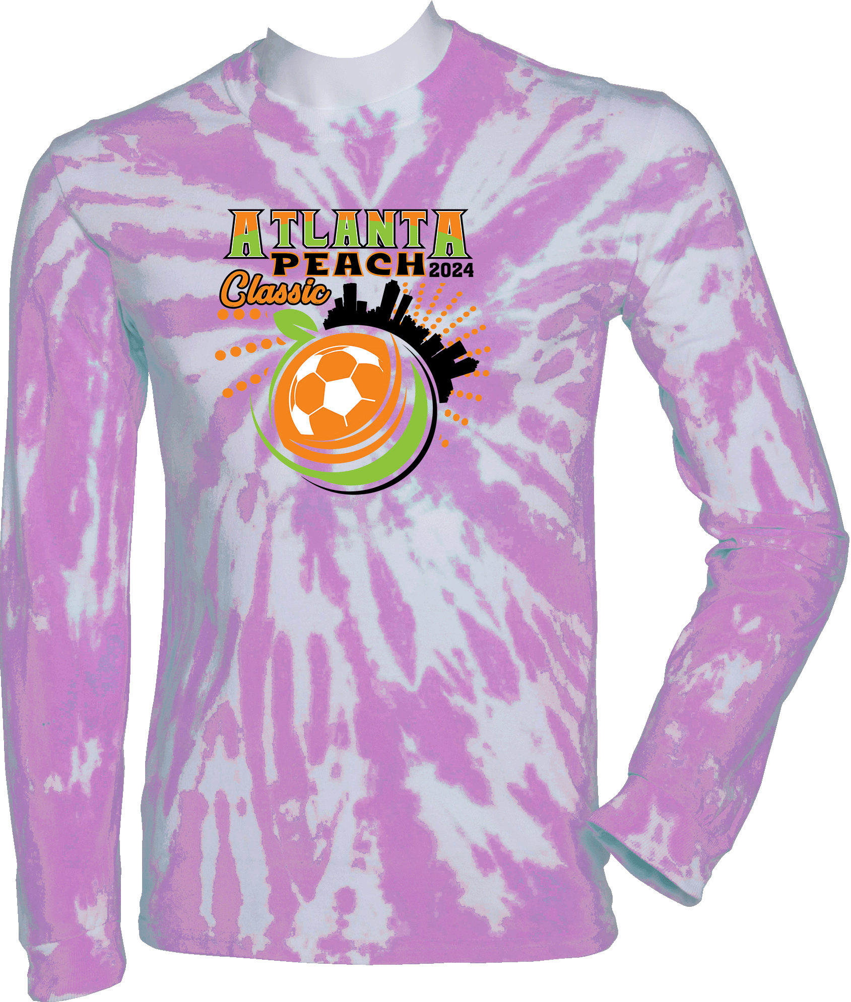 Tie-Dye Long Sleeves - 2024 Atlanta Peach Classic