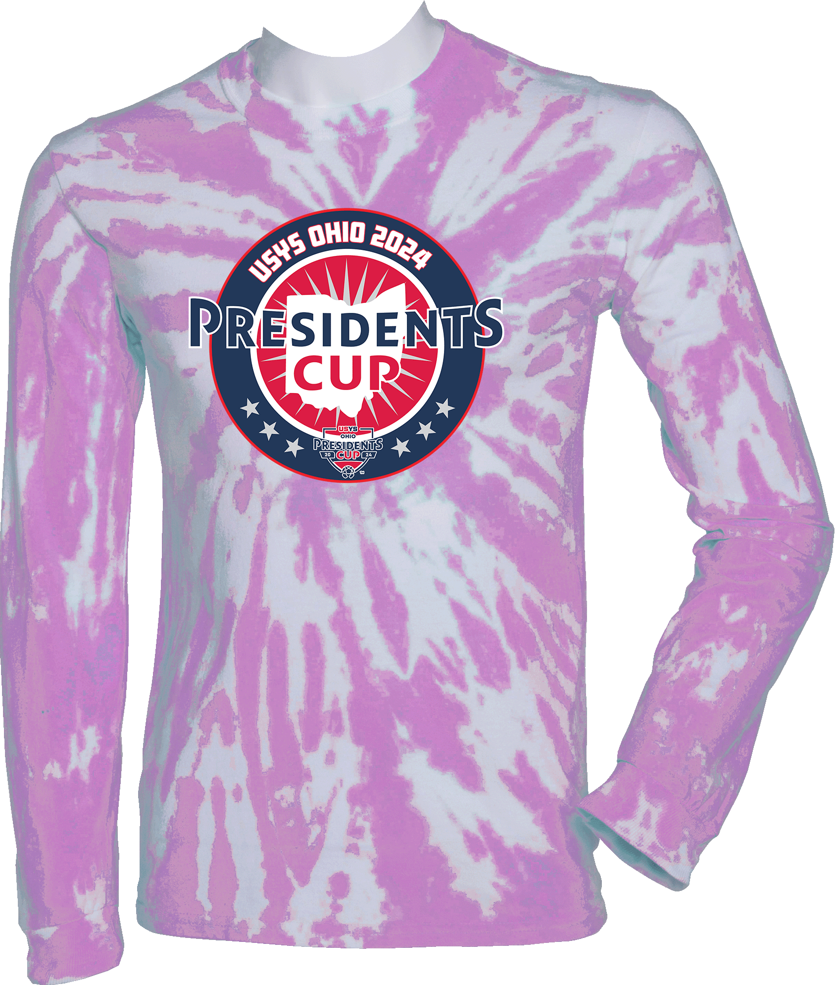 Tie-Dye Long Sleeves - 2024 USYS OH Presidents Cup