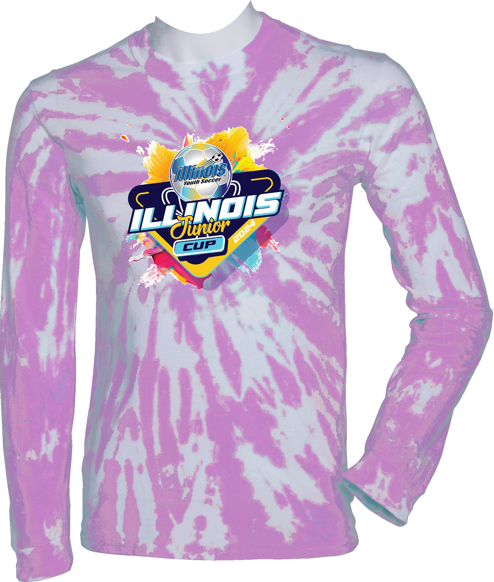 Tie-Dye Long Sleeves - 2024 USYS Illinois Junior Cup