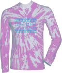 Tie-Dye Long Sleeves - Live Love Build Robots Blue