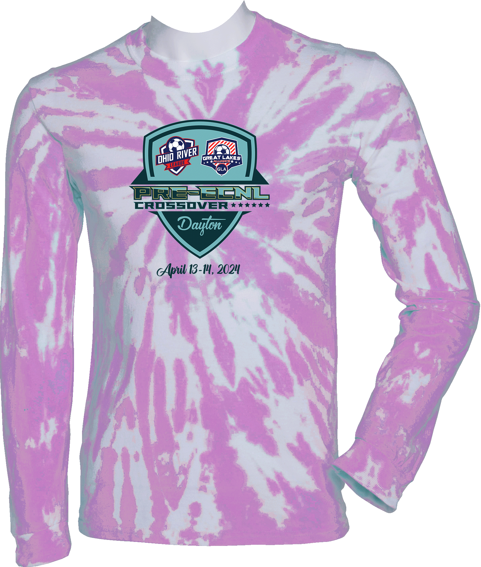 Tie-Dye Long Sleeves - 2024 Pre-ECNL Crossover Spring