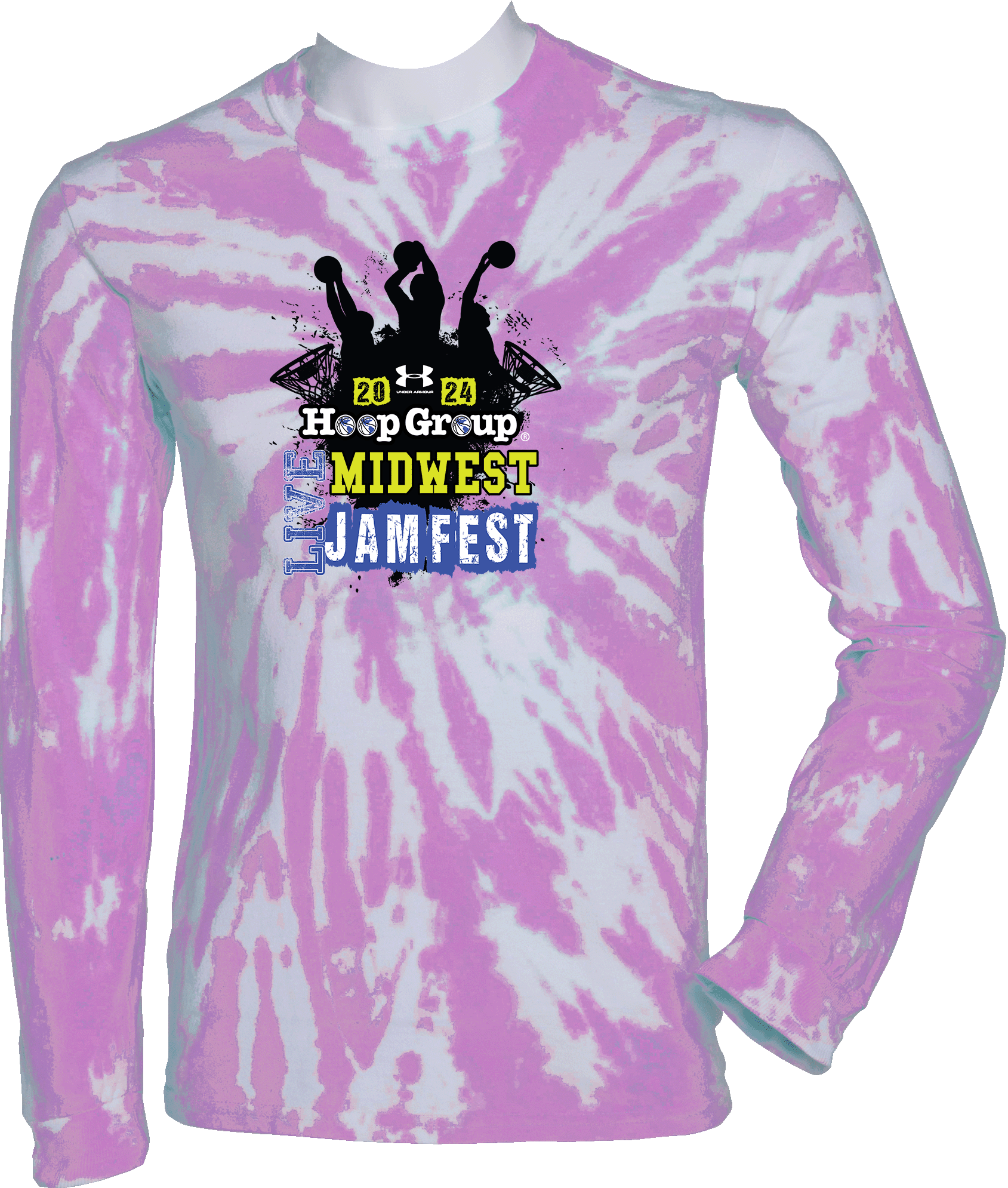 Tie-Dye Long Sleeves - 2024 Live Midwest Jam Fest