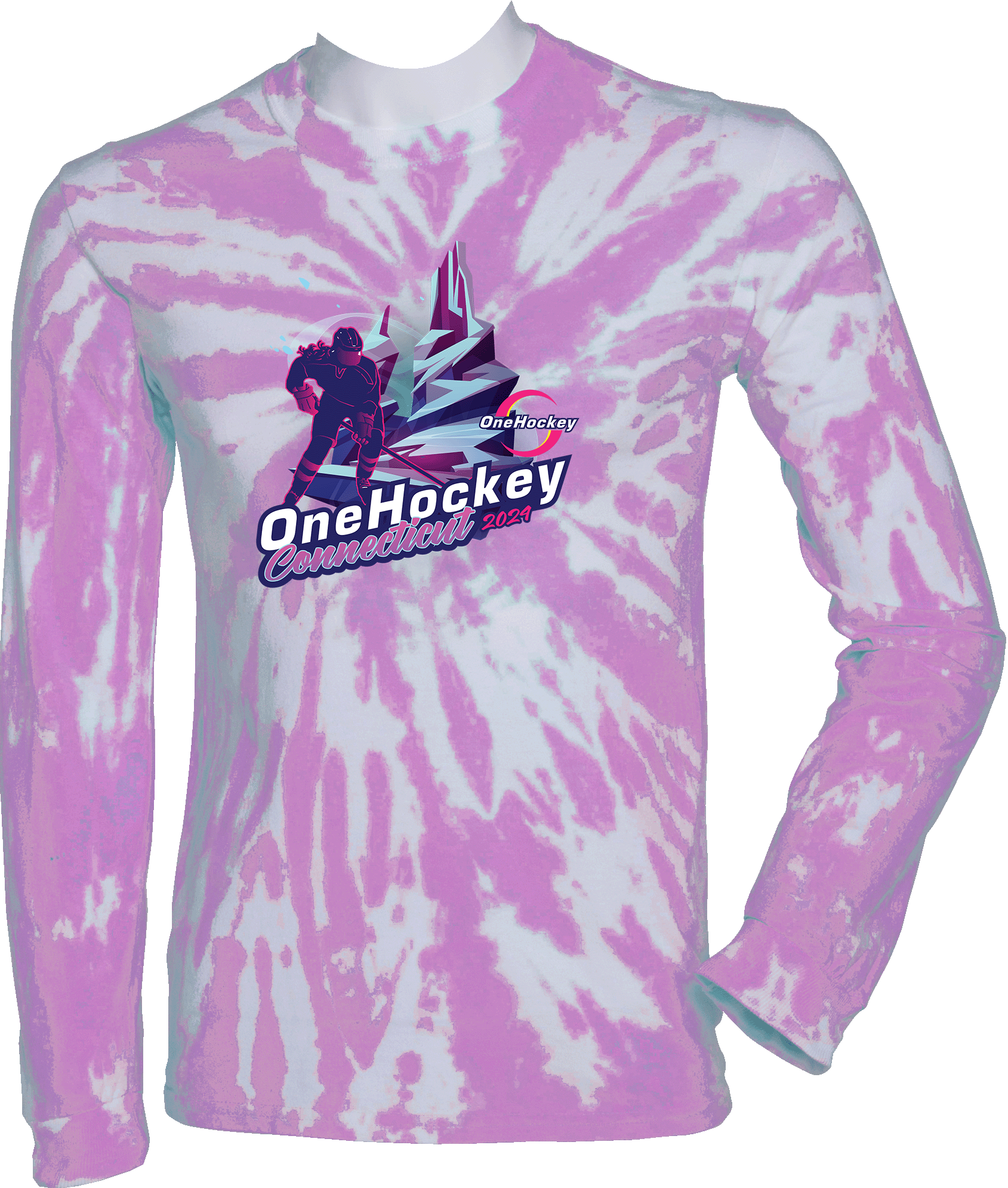 Tie-Dye Long Sleeves - 2024 OneHockey Connecticut October