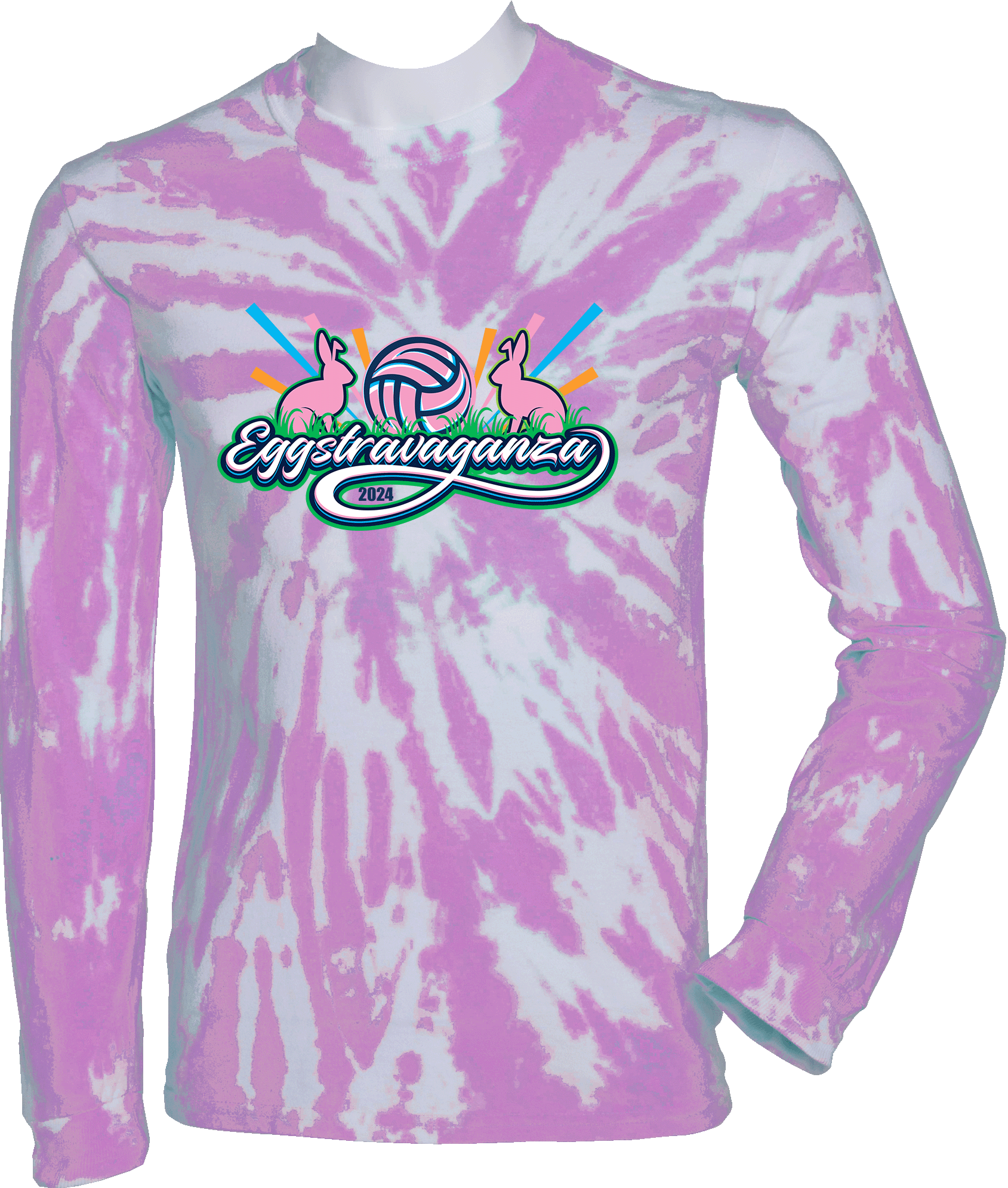 Tie-Dye Long Sleeves - 2024 Eggstravaganza