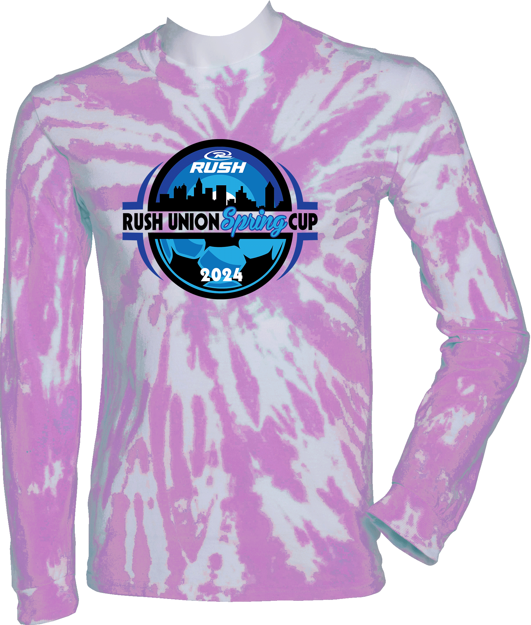 Tie-Dye Long Sleeves - 2024 Rush Union Spring Cup