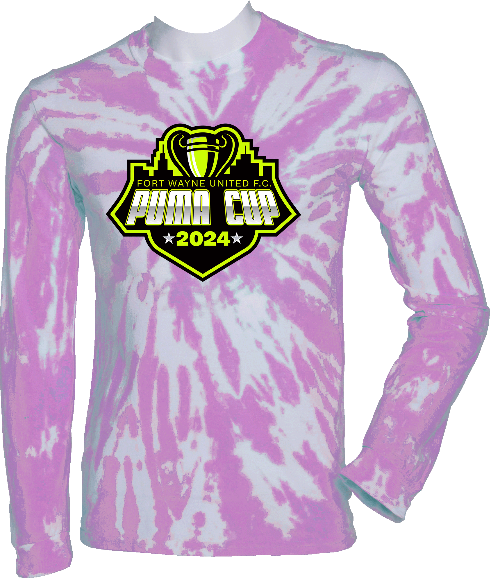 Tie-Dye Long Sleeves - 2024 Fort Wayne United Puma Cup