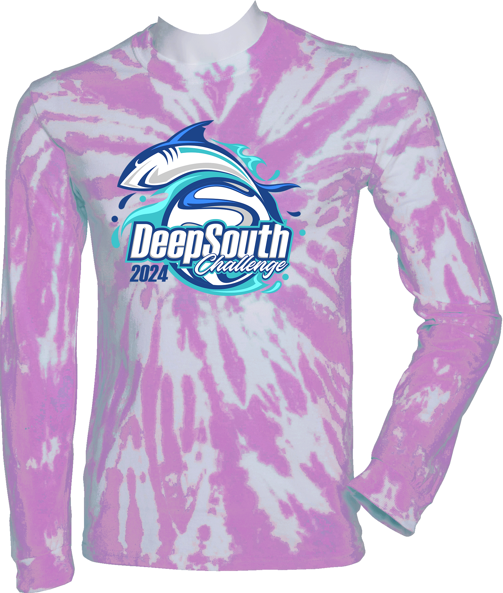 Tie-Dye Long Sleeves - 2024 Deep South Challenge