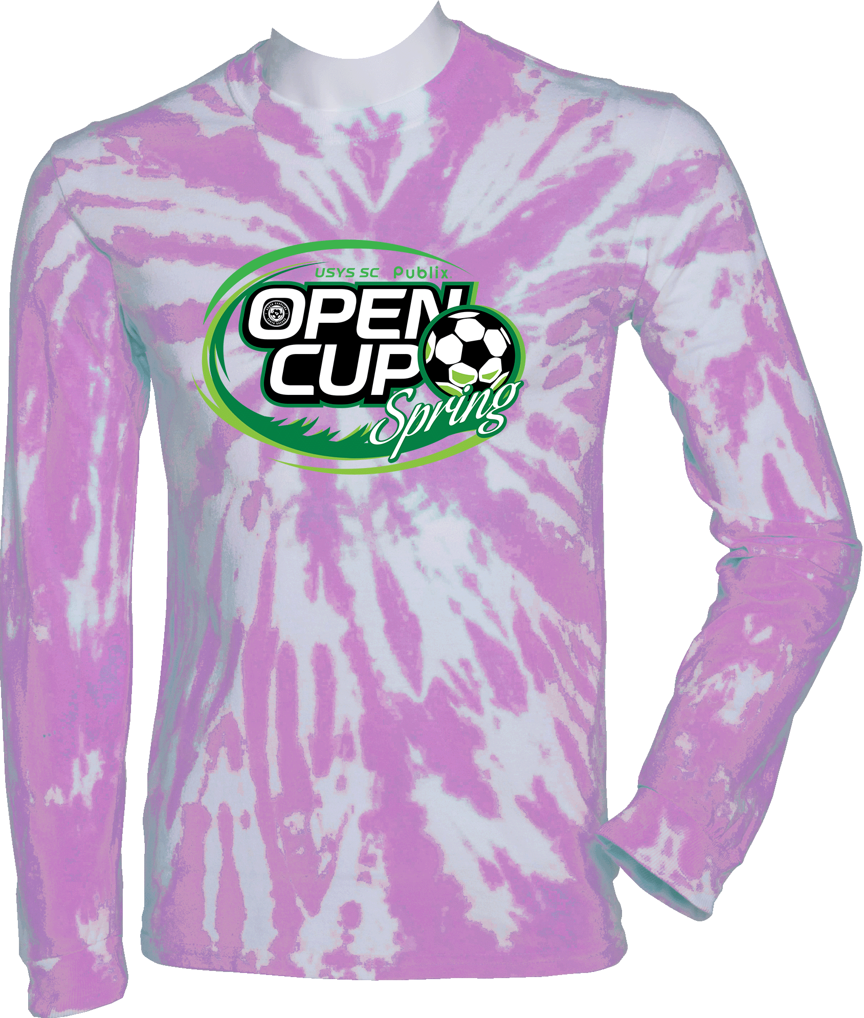 Tie-Dye Long Sleeves - 2024 USYS SC Publix Open Cup Spring