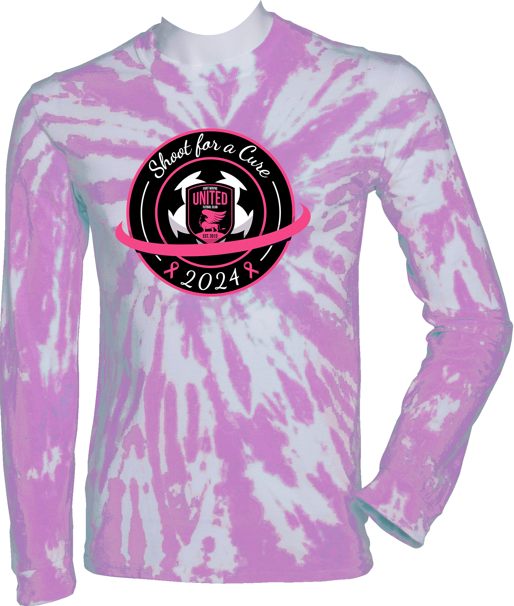 Tie-Dye Long Sleeves - 2024 Shoot For A Cure