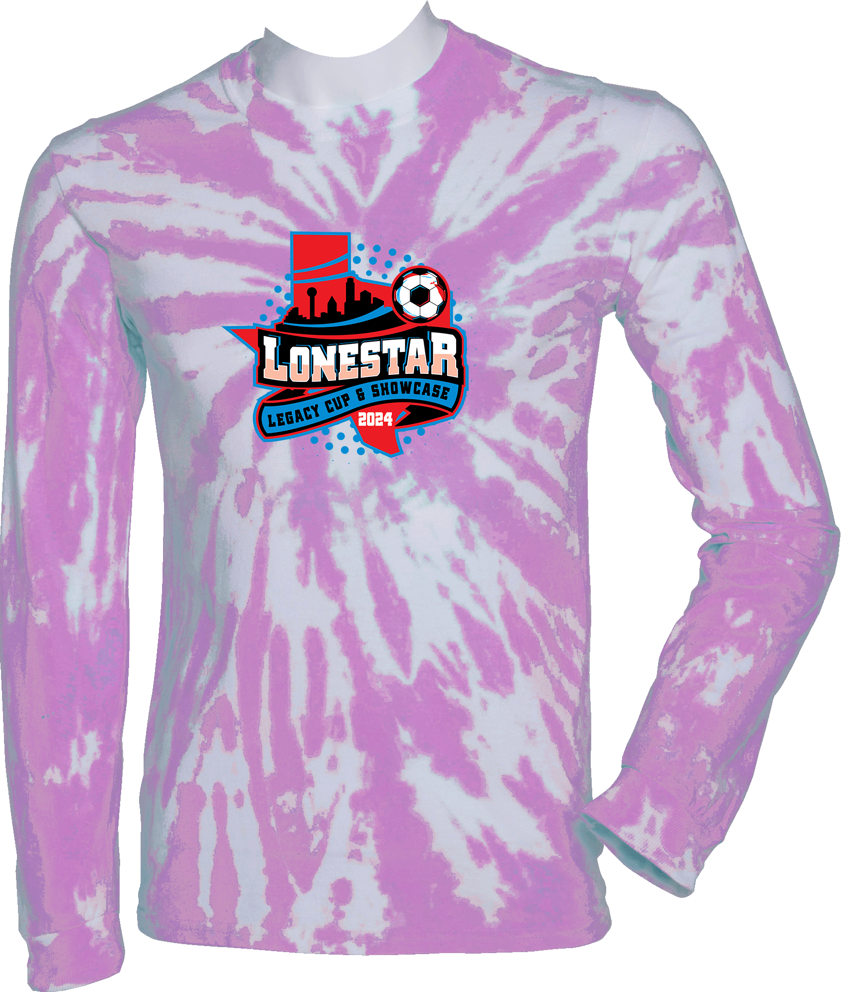 Tie-Dye Long Sleeves - 2024 Lonestar Legacy Cup & Showcase